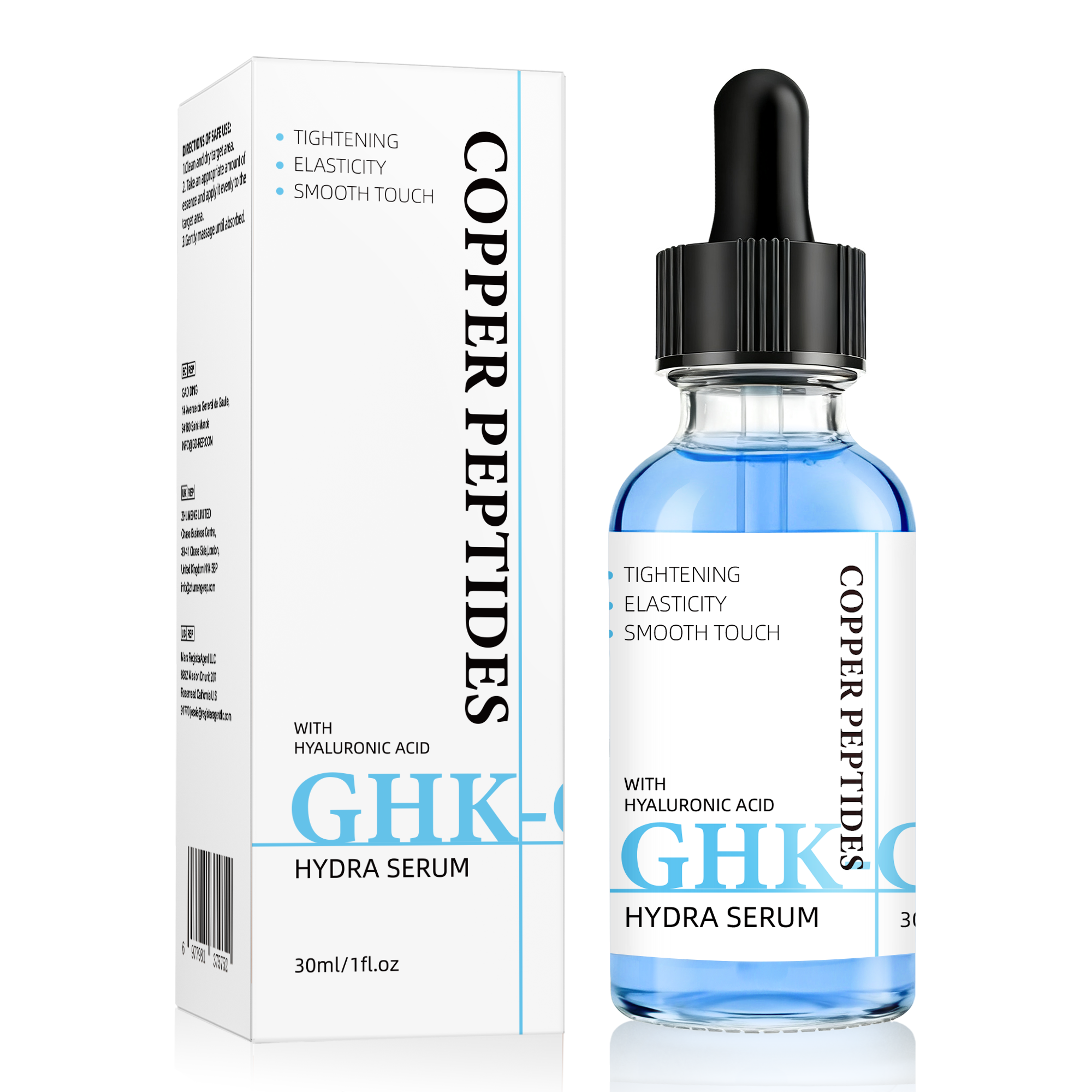Copper Peptide GHK-Cu Serum, Lightweight Firming Hydration 30ml/1 fl o – SKSOYT