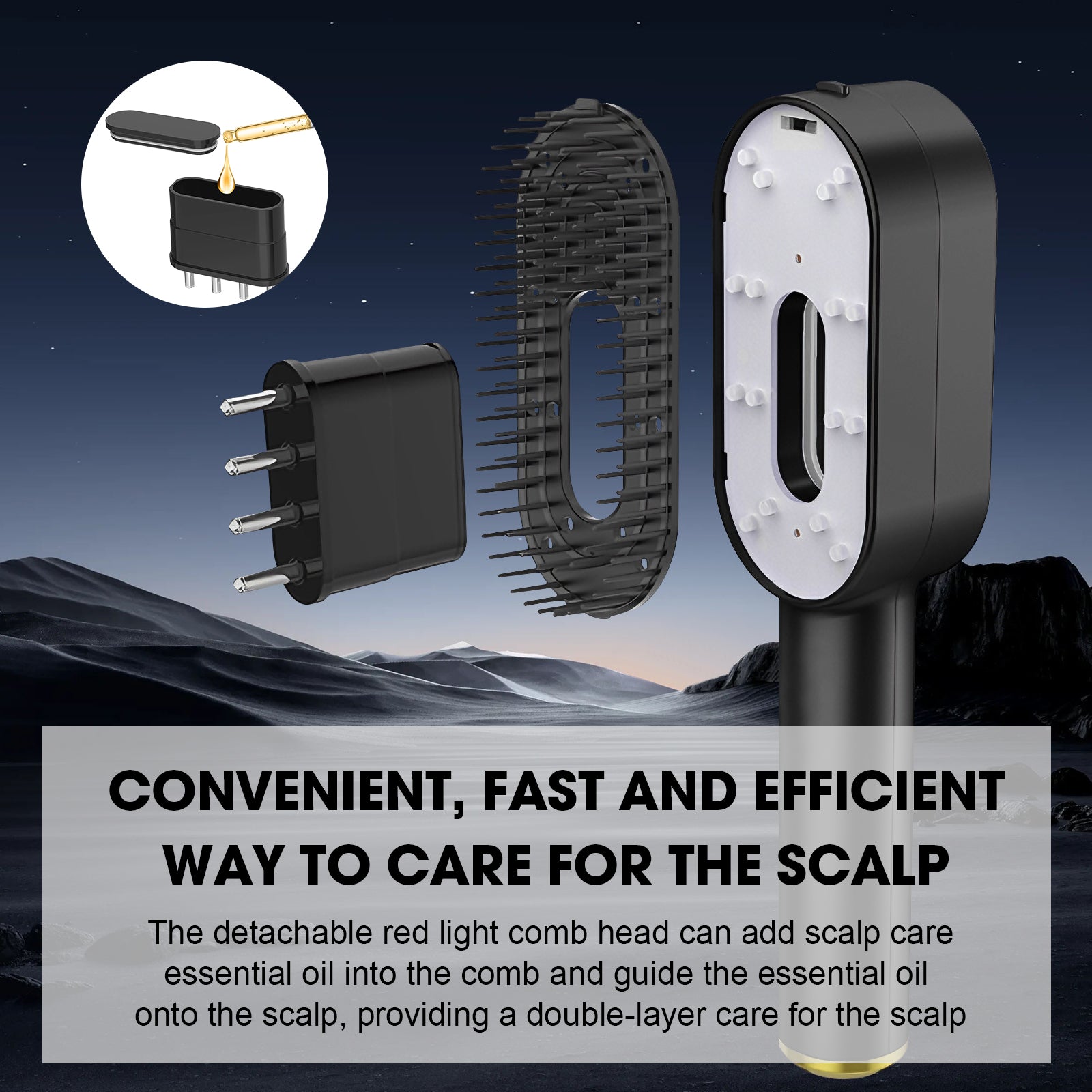 Multi-functional Laser Hair Growth Comb, Red Light