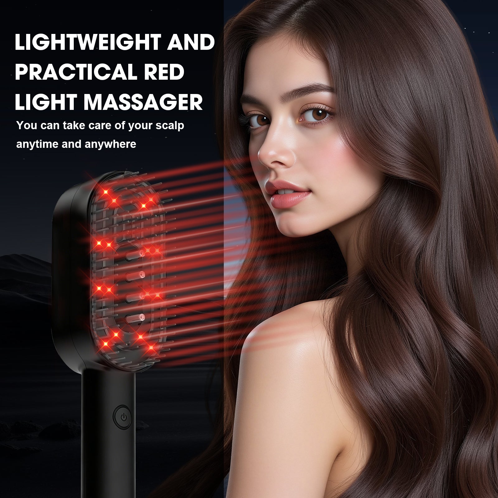 Multi-functional Laser Hair Growth Comb, Red Light
