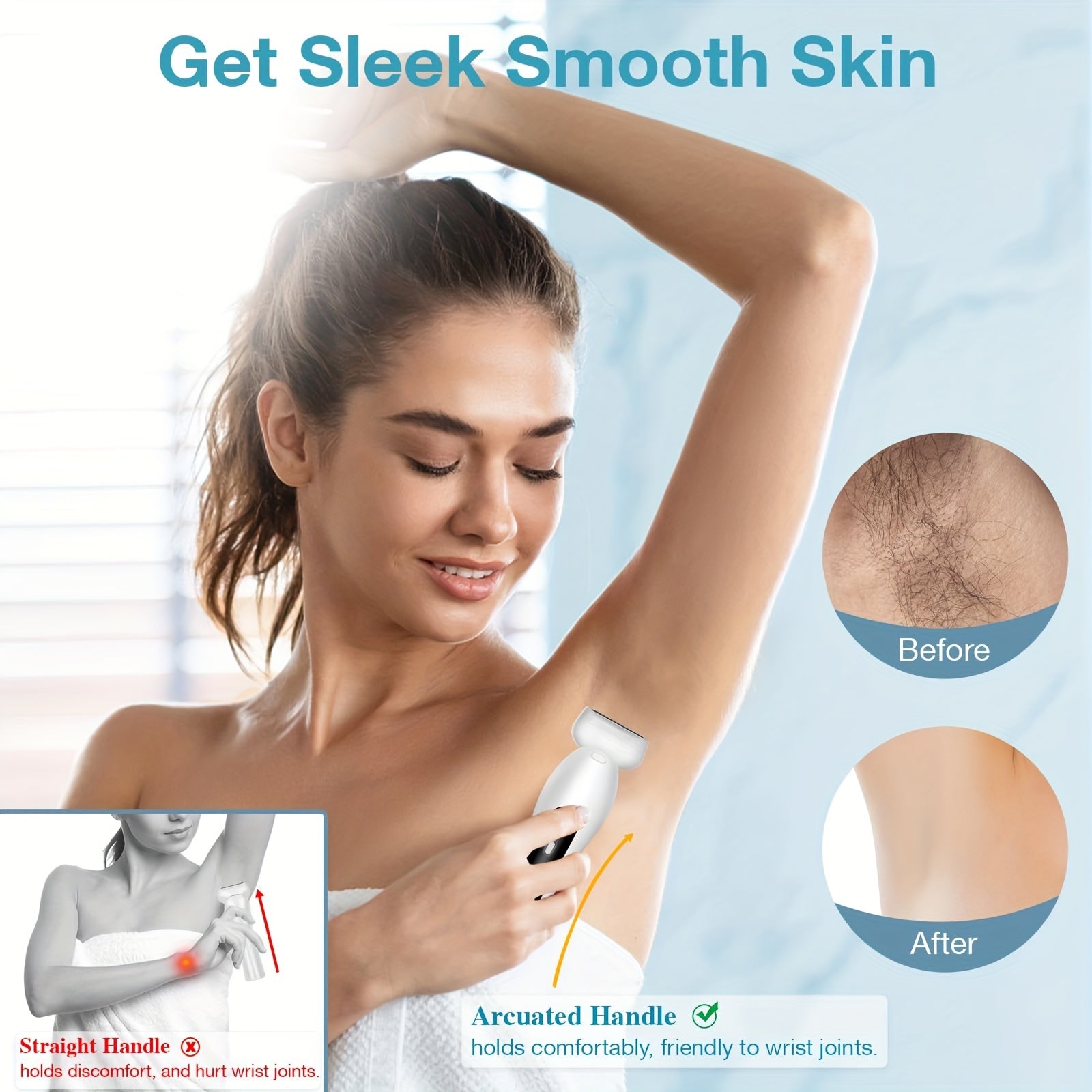 2-in-1 Electric USB Lady Shaver