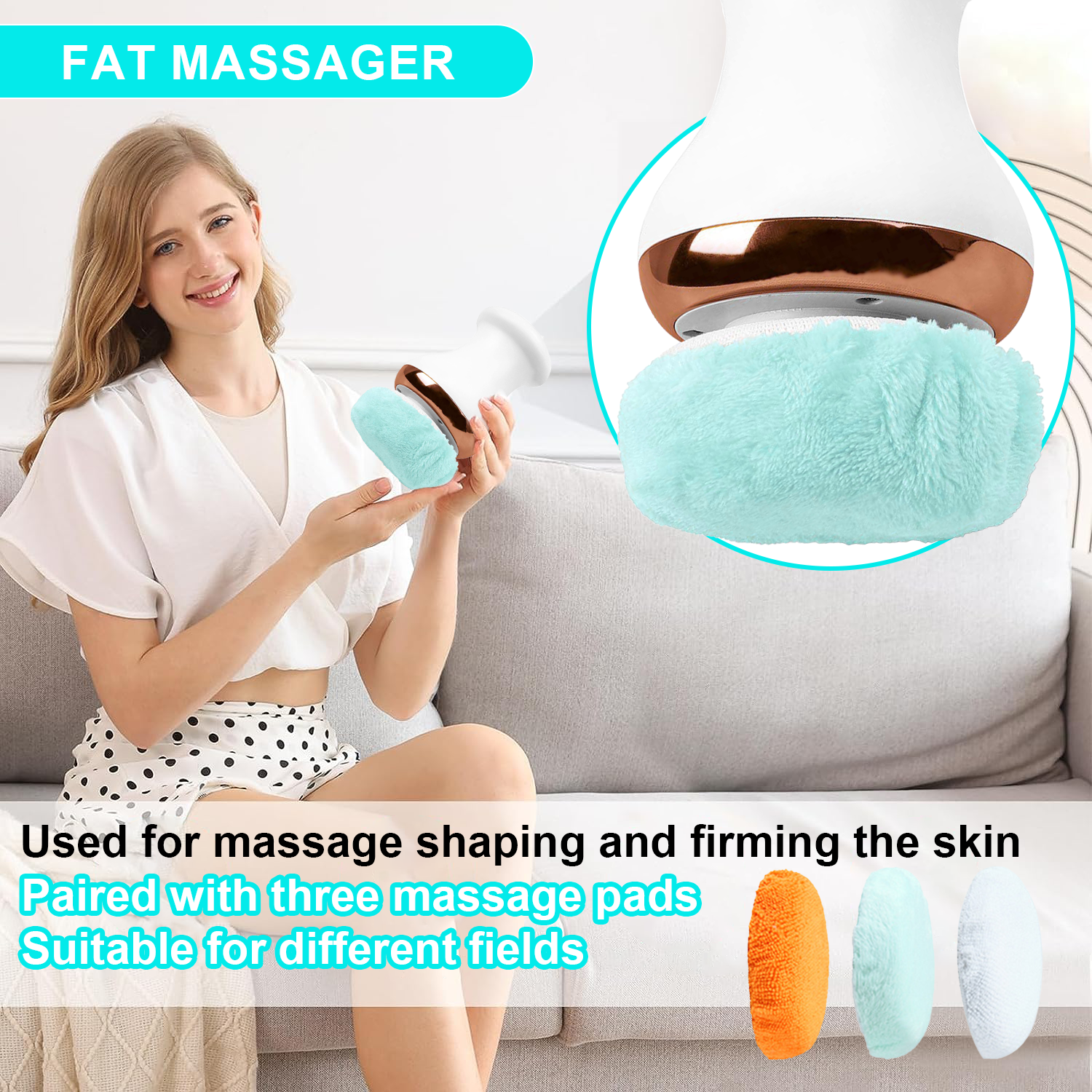 Single Mode Slimming Massager US White