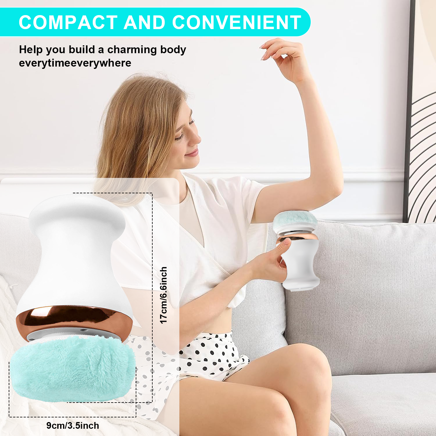 Single Mode Slimming Massager US White