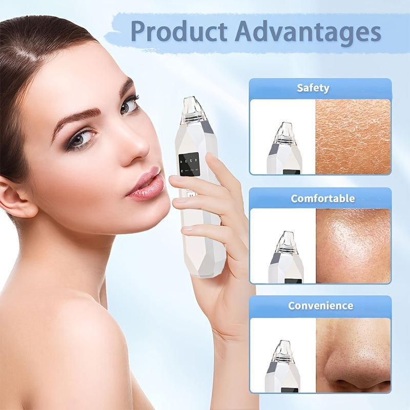 Digital Handheld Blackhead Remover White