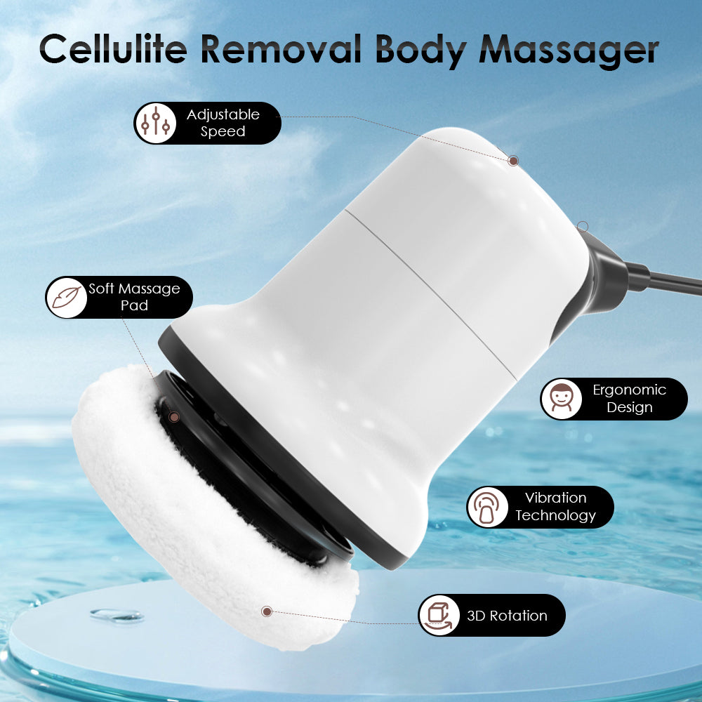 Body Slimming Massager 6 Covers US White