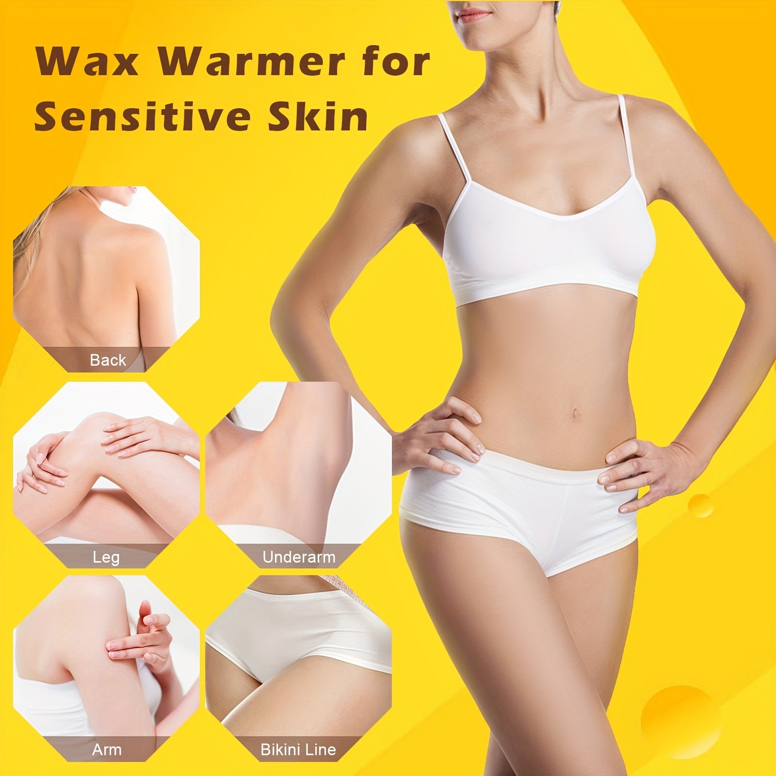 Portable Wax Melting Machine US Plug Black No Logo