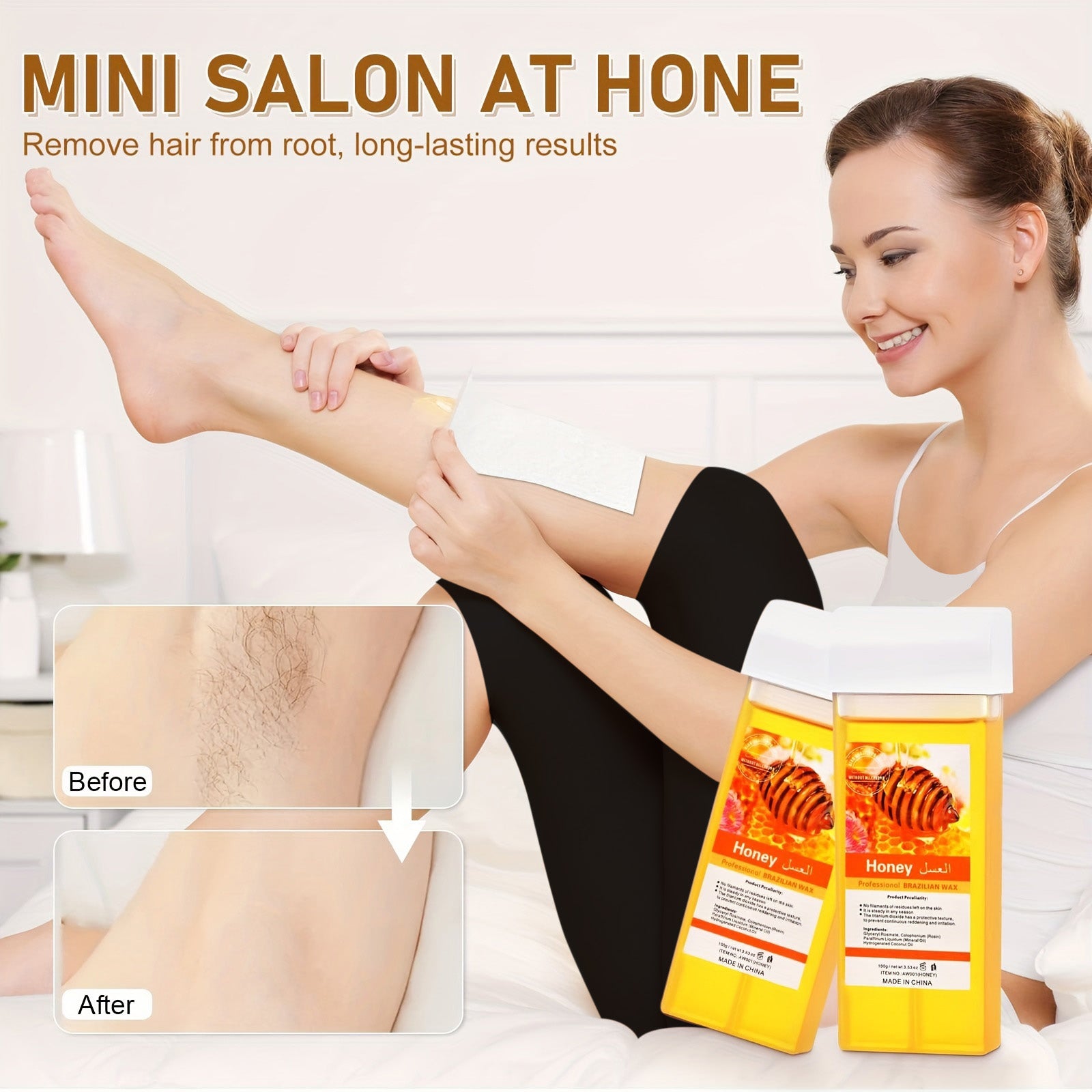 Portable Wax Melting Machine US Plug Yellow No Logo