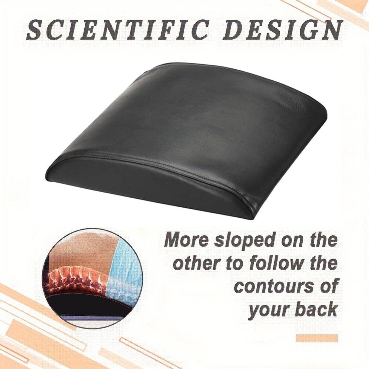 Portable AB Core Training Mat Black