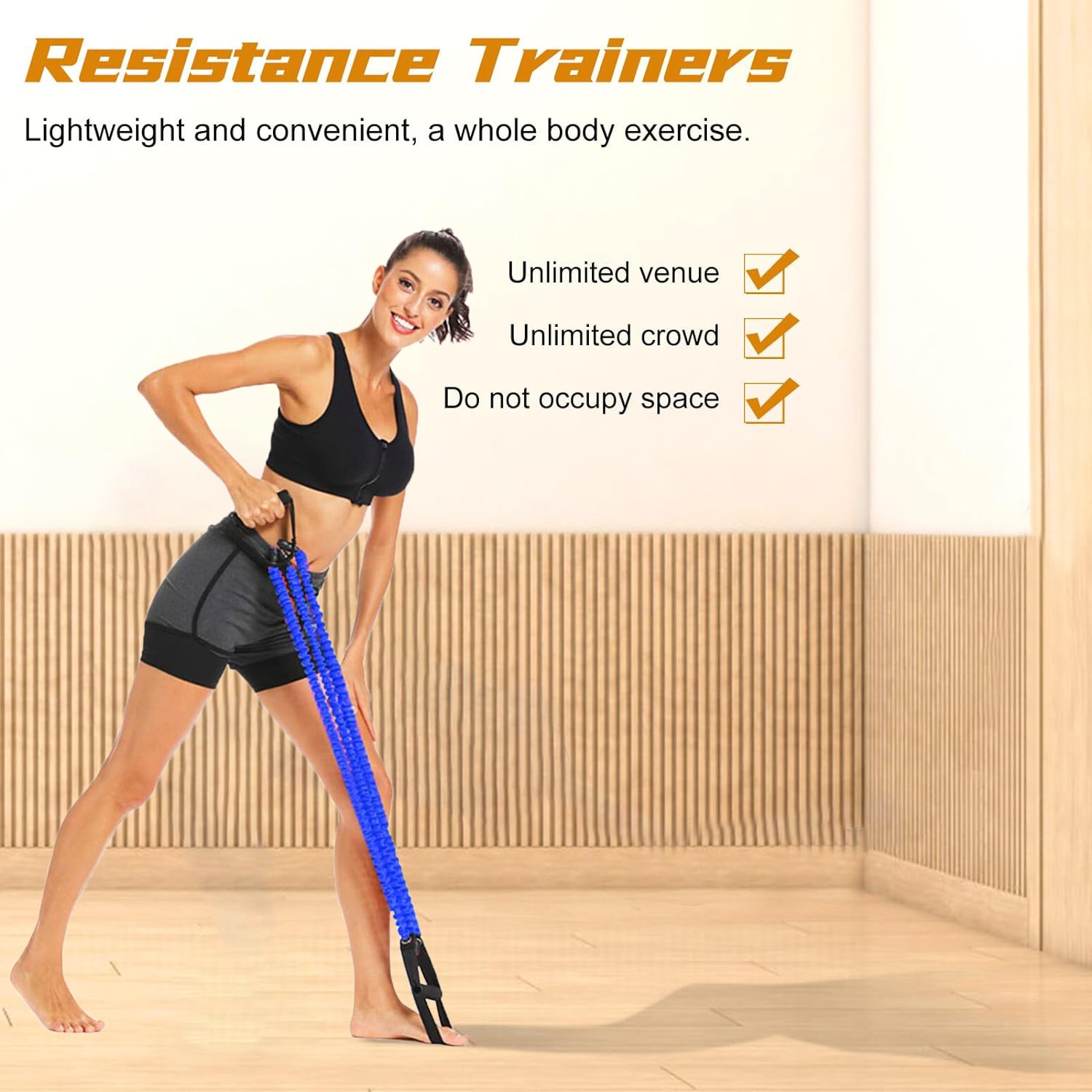 Multi-Function Home Resistance Band 30LB Blue