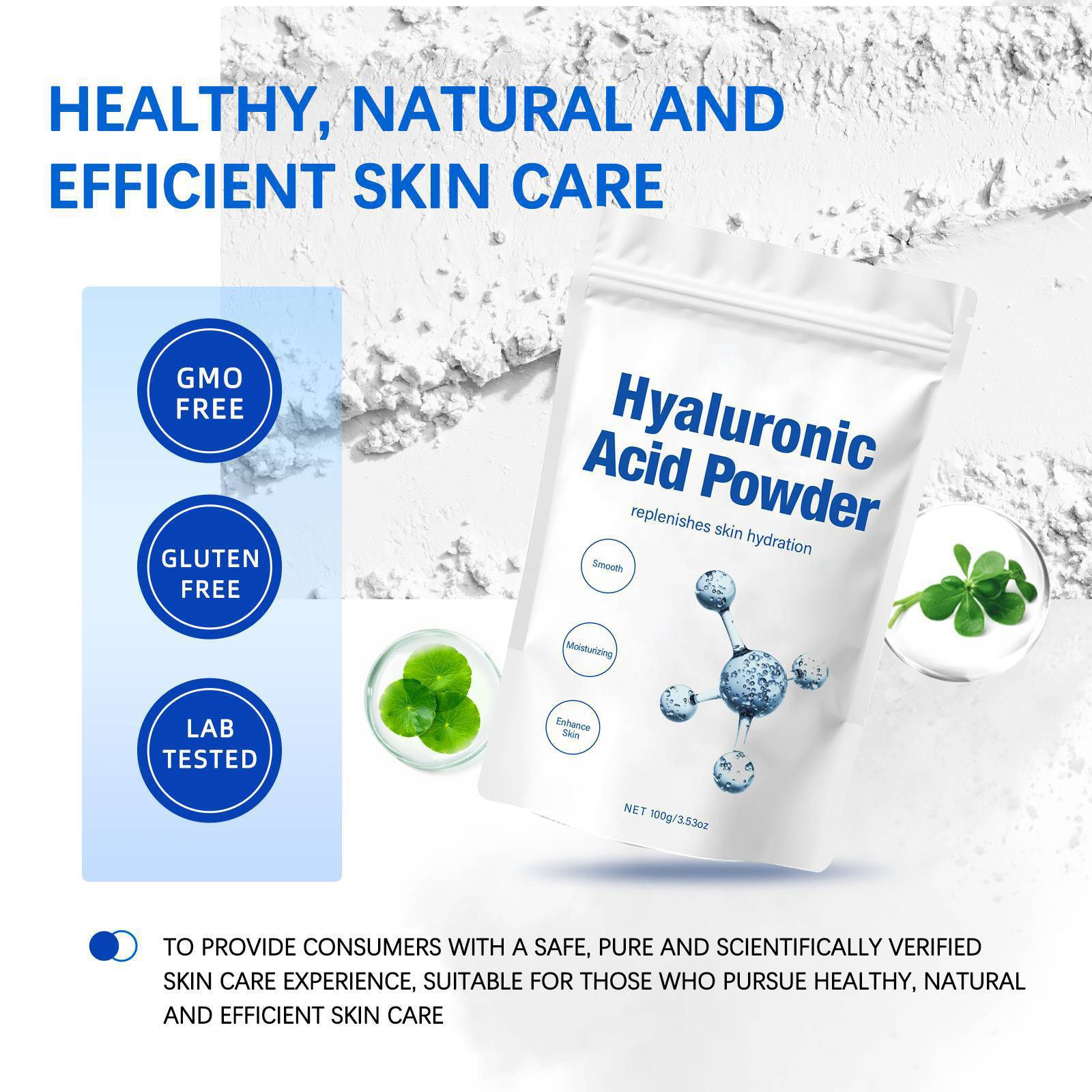 Hyaluronic Acid Moisturizing Topical Powder