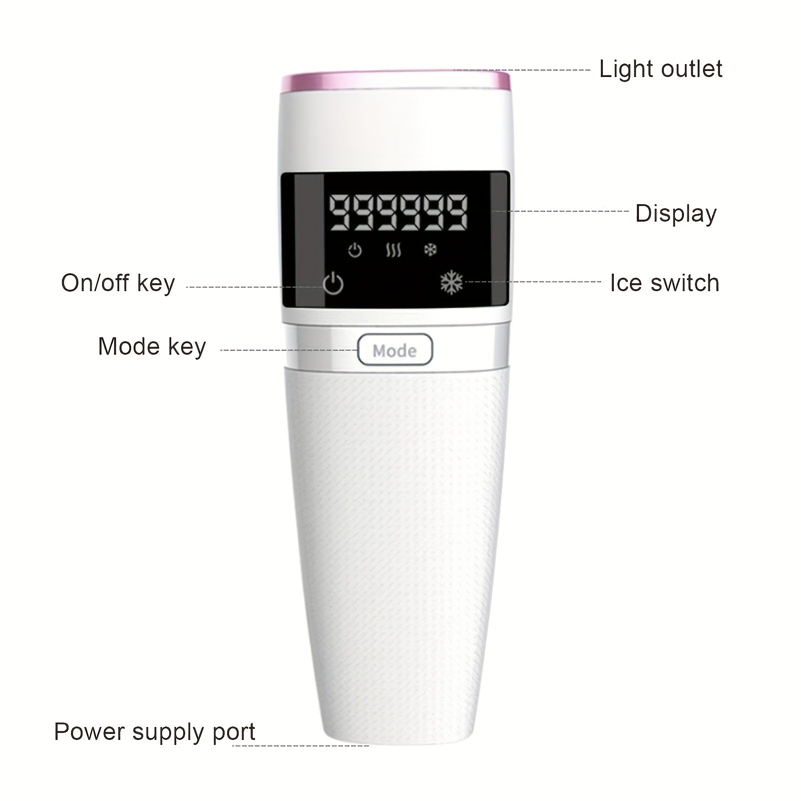 Home Ice Laser Hair Removal Device