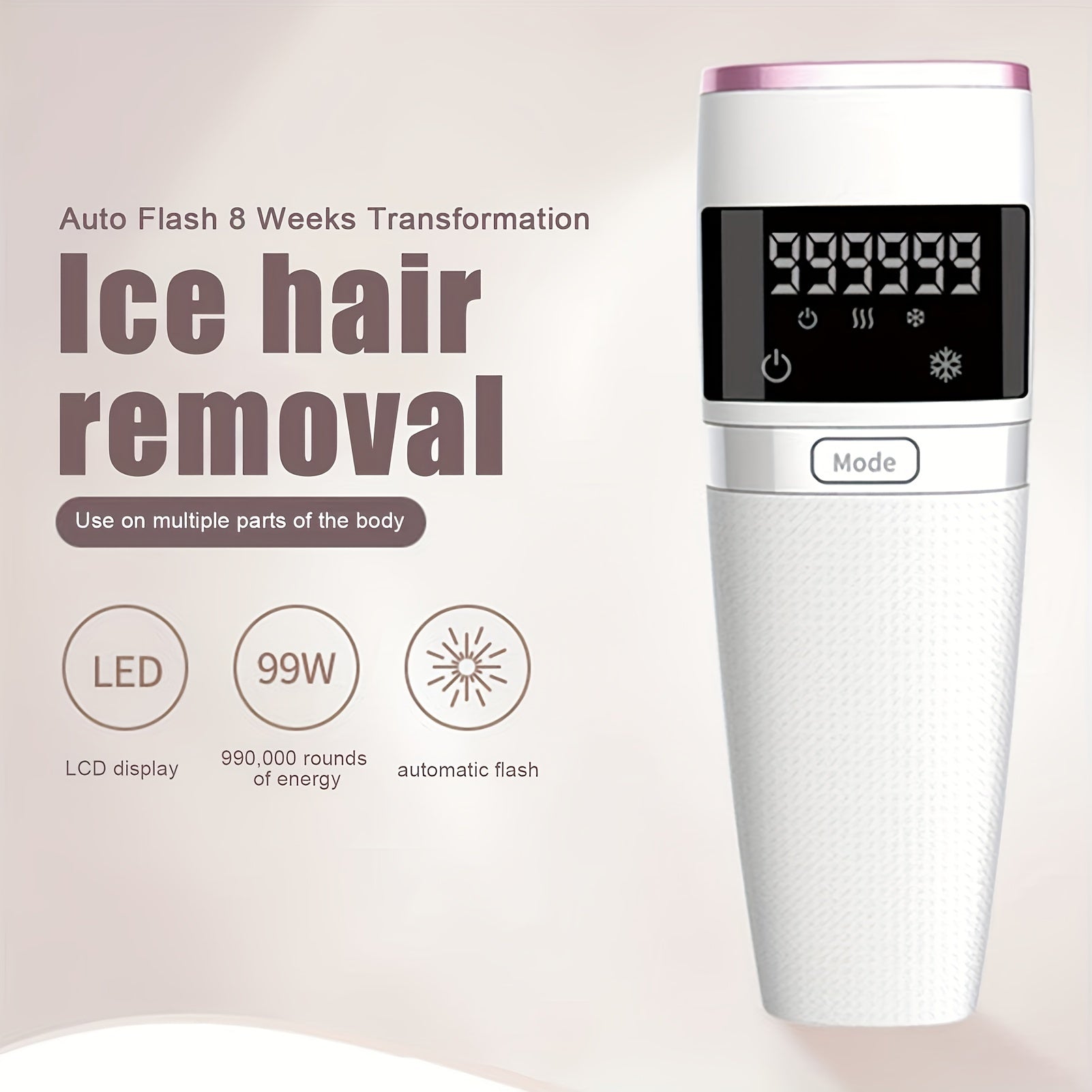 Home Ice Laser Hair Removal Device