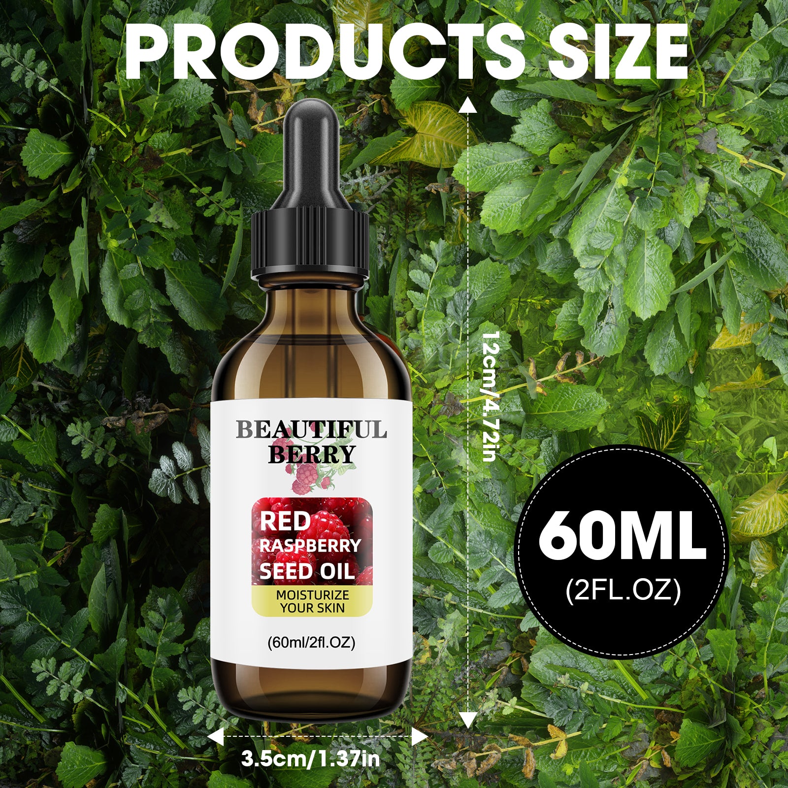 60ML Cold-Pressed Raspberry Seed Oil