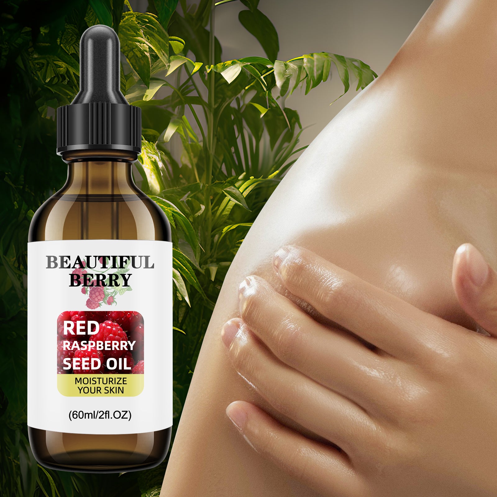 60ML Cold-Pressed Raspberry Seed Oil