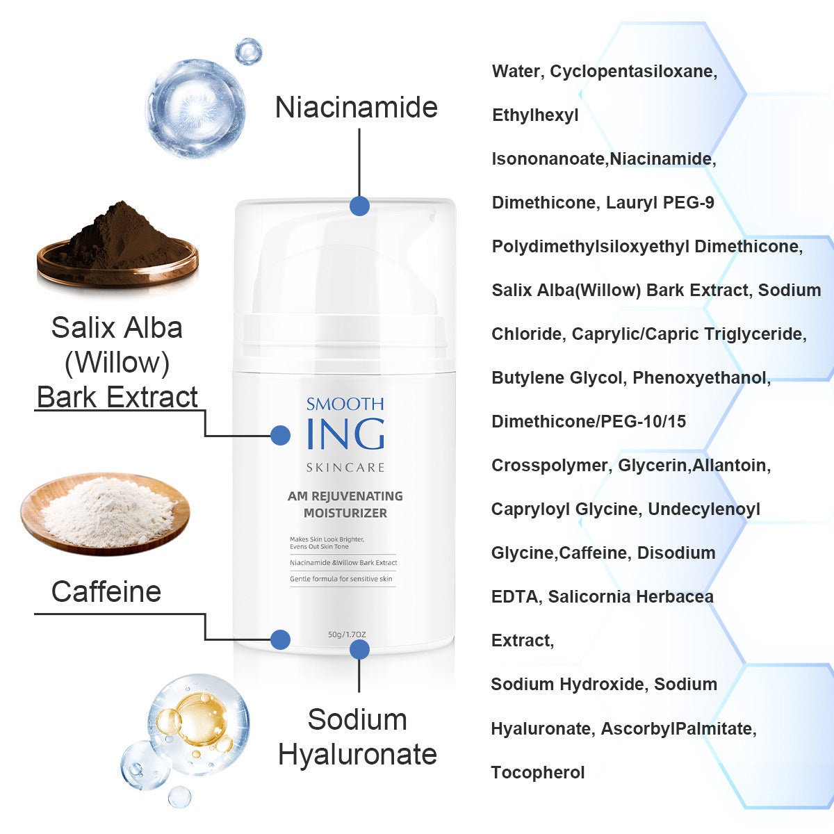 50G Niacinamide & Hyaluronic Acid Serum