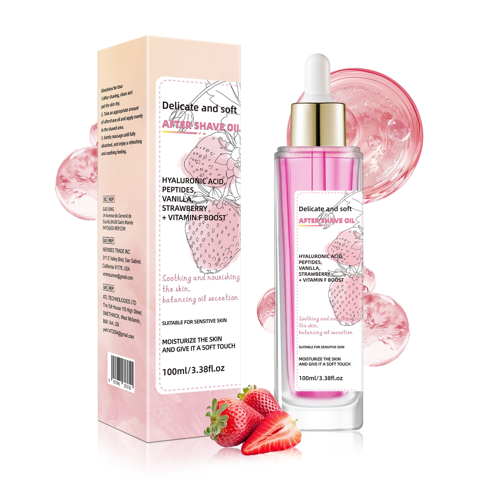 Luxury After Shave Oil – Soothing, Hydrating Post-Shave Treatment