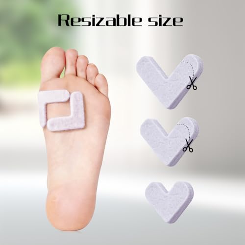 Almofadas de calo cortadas para ajuste, almofadas