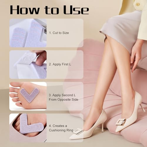 Almofadas de calo cortadas para ajuste, almofadas