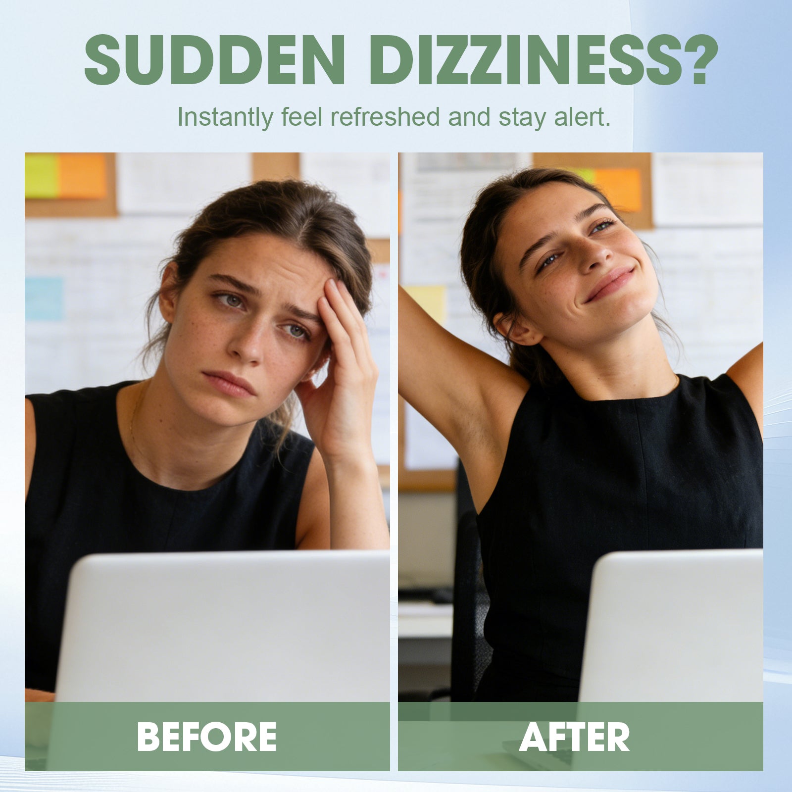 Vertigo Ease Essential Oil Roll-On, Fast-Acting Relief (2PCS)