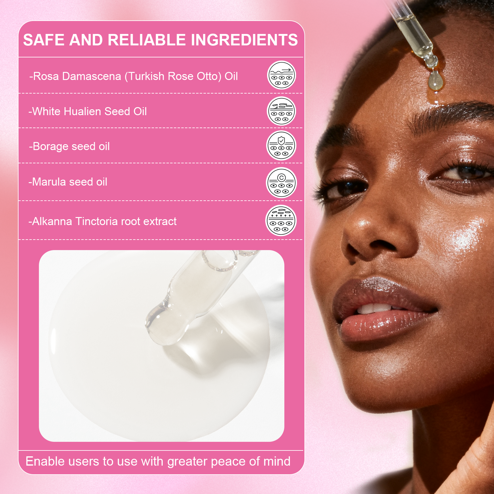 Rose Face Oil – Hydrating, Restorative & Even Tone Serum