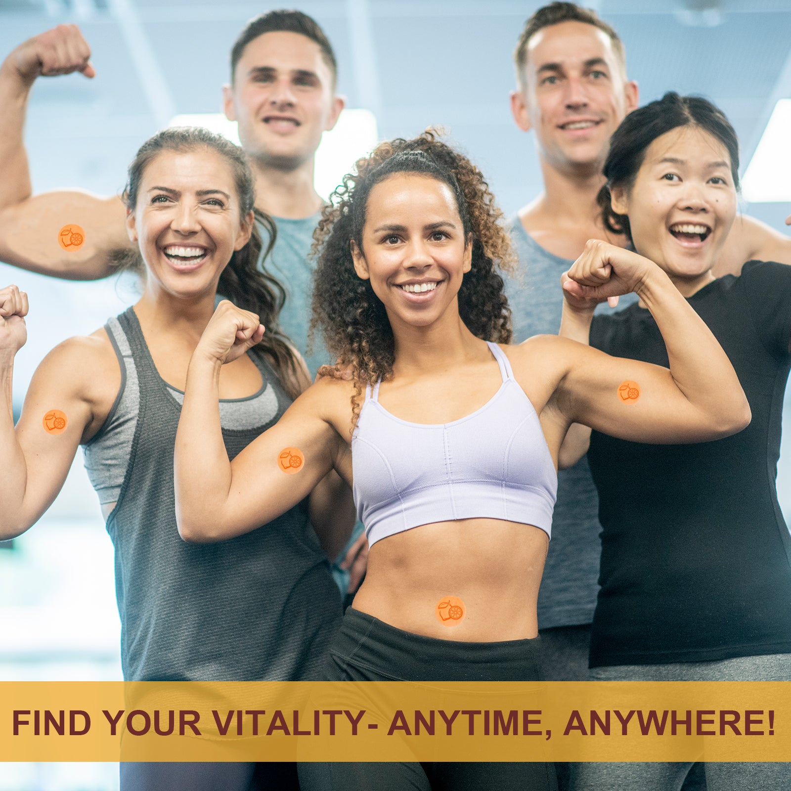 Daily Energy Patches – 32PCS Caffeine & Ginseng Boost