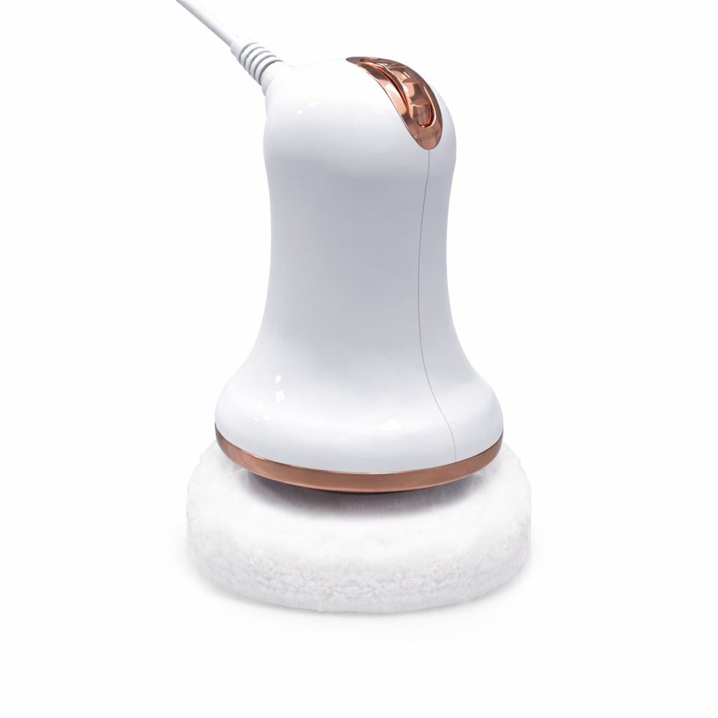 Body Slimming Massager 692 3 Covers White Gold