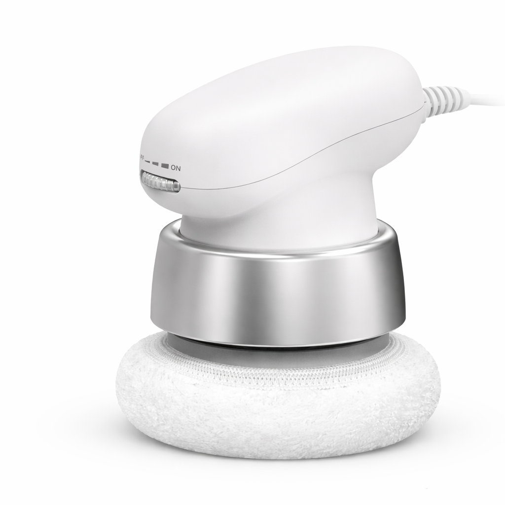 Handheld Slimming Massager 3 Covers White