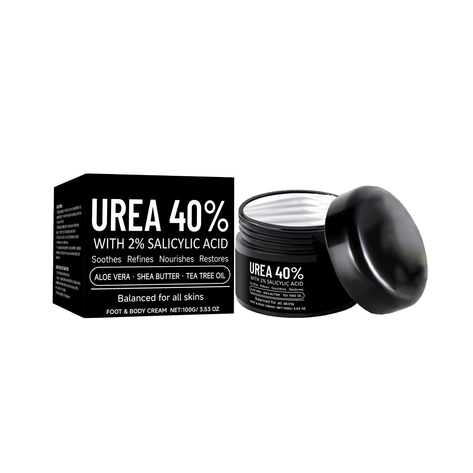 40% Urea Cream for Deep Moisture on Dry, Cracked Skin
