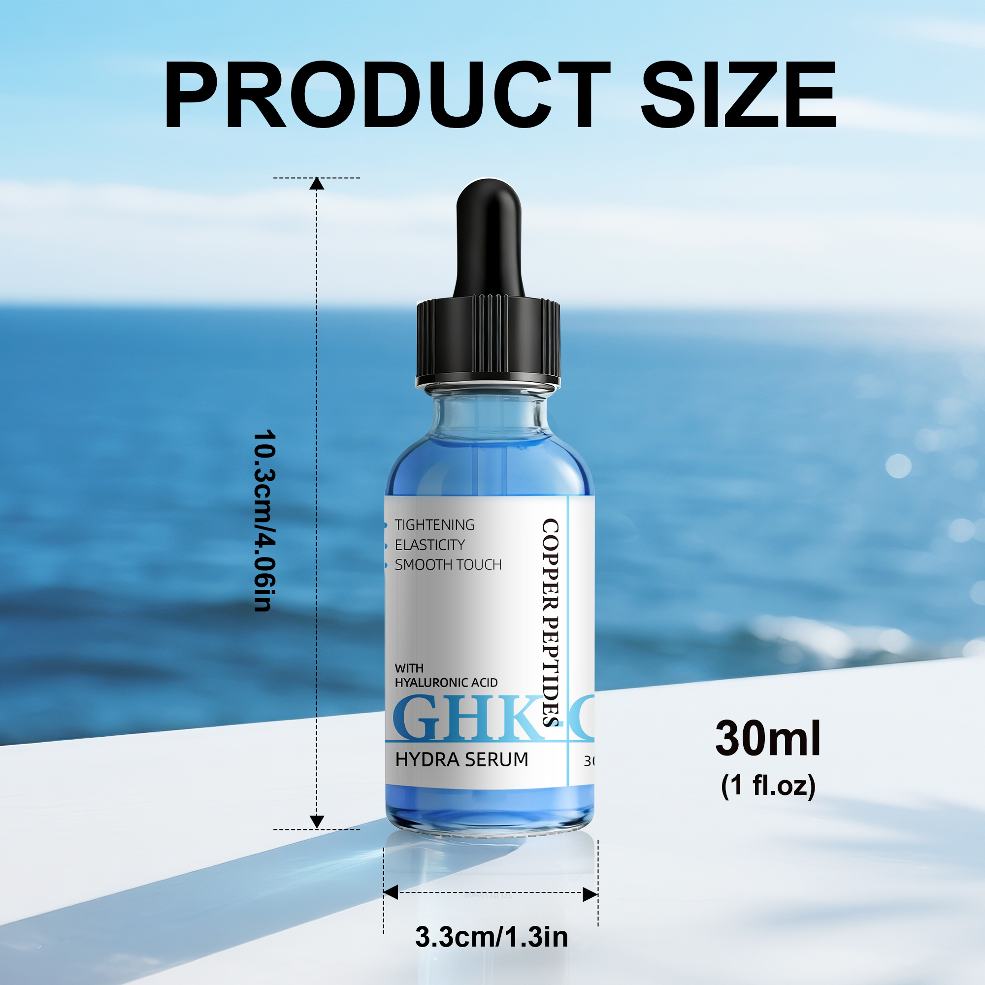 Copper Peptide GHK-Cu Serum, Lightweight Firming Hydration 30ml/1 fl oz