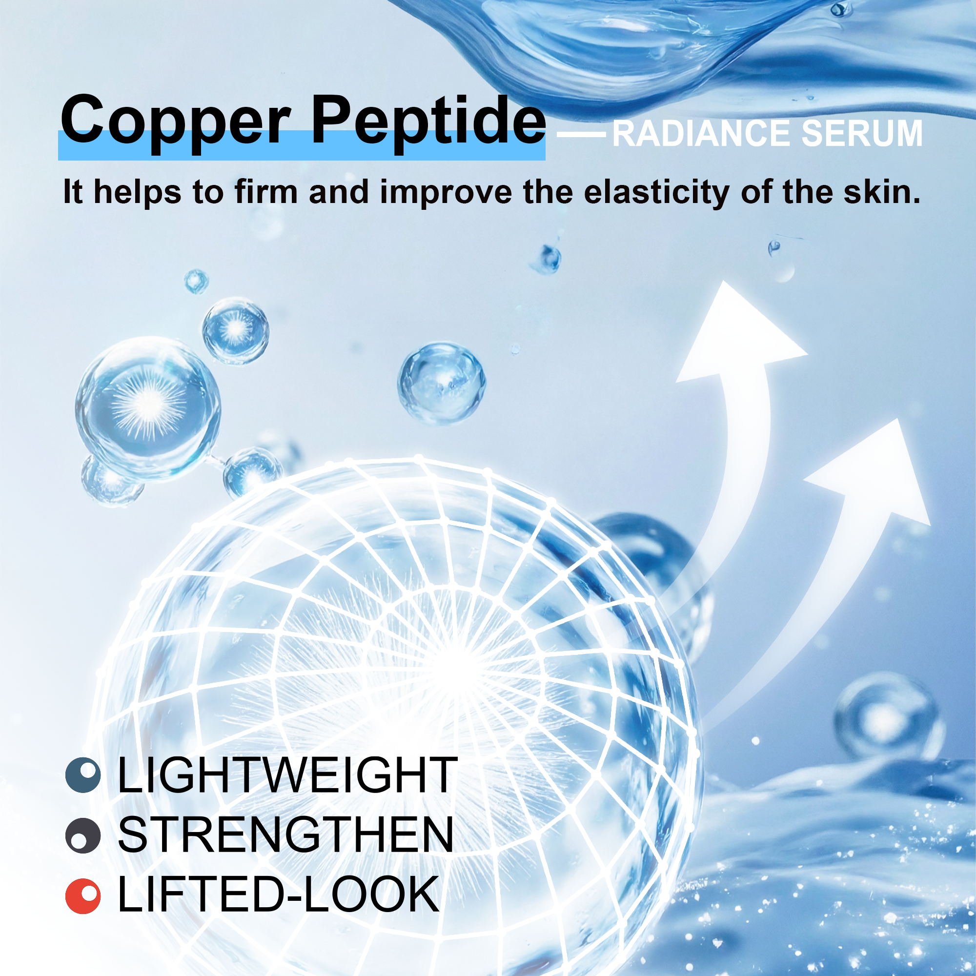 GHK-Cu Copper Peptide Serum, Firming & Hydrating