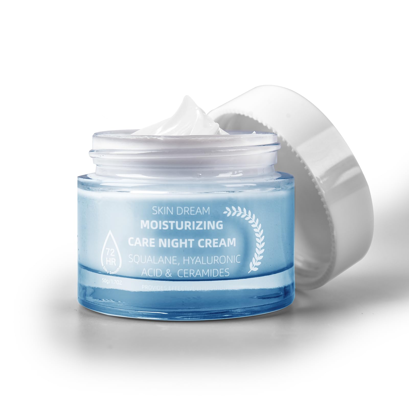 Night Cream with Hyaluronic Acid & Green Tea 50g/2oz
