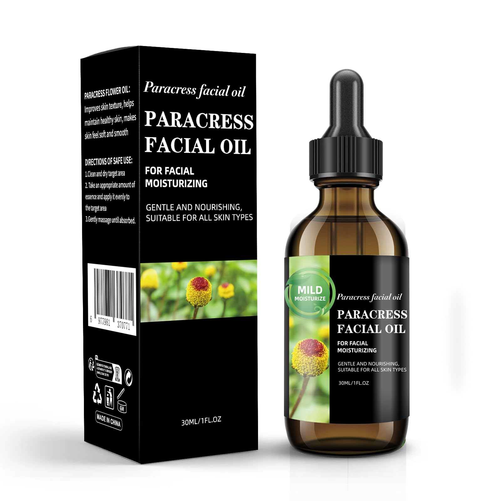 Paracress Facial Oil – Natural Anti-Aging, Firming & Hydrating