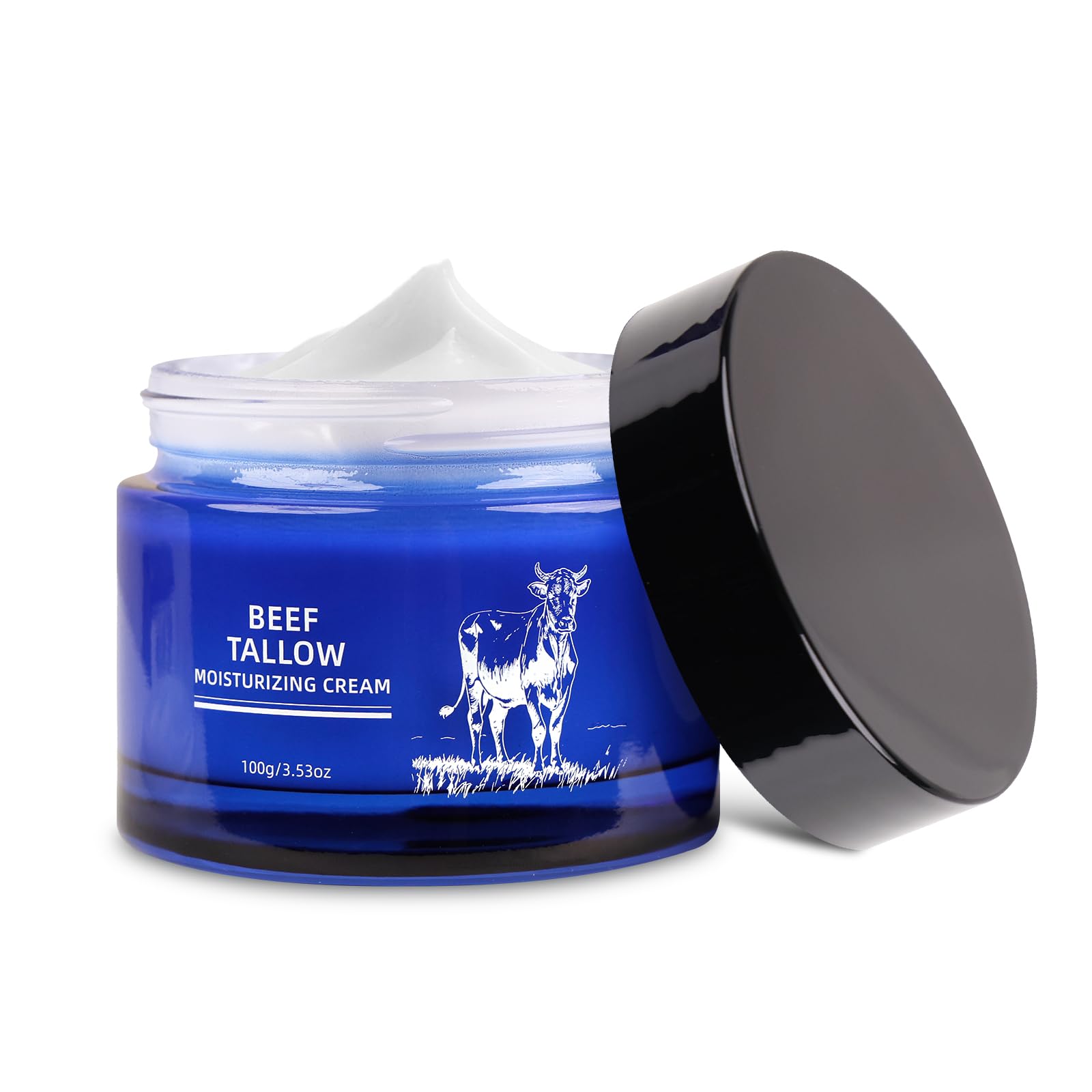 Organic Beef Tallow Cream – Whipped Moisturizer for Face & Body