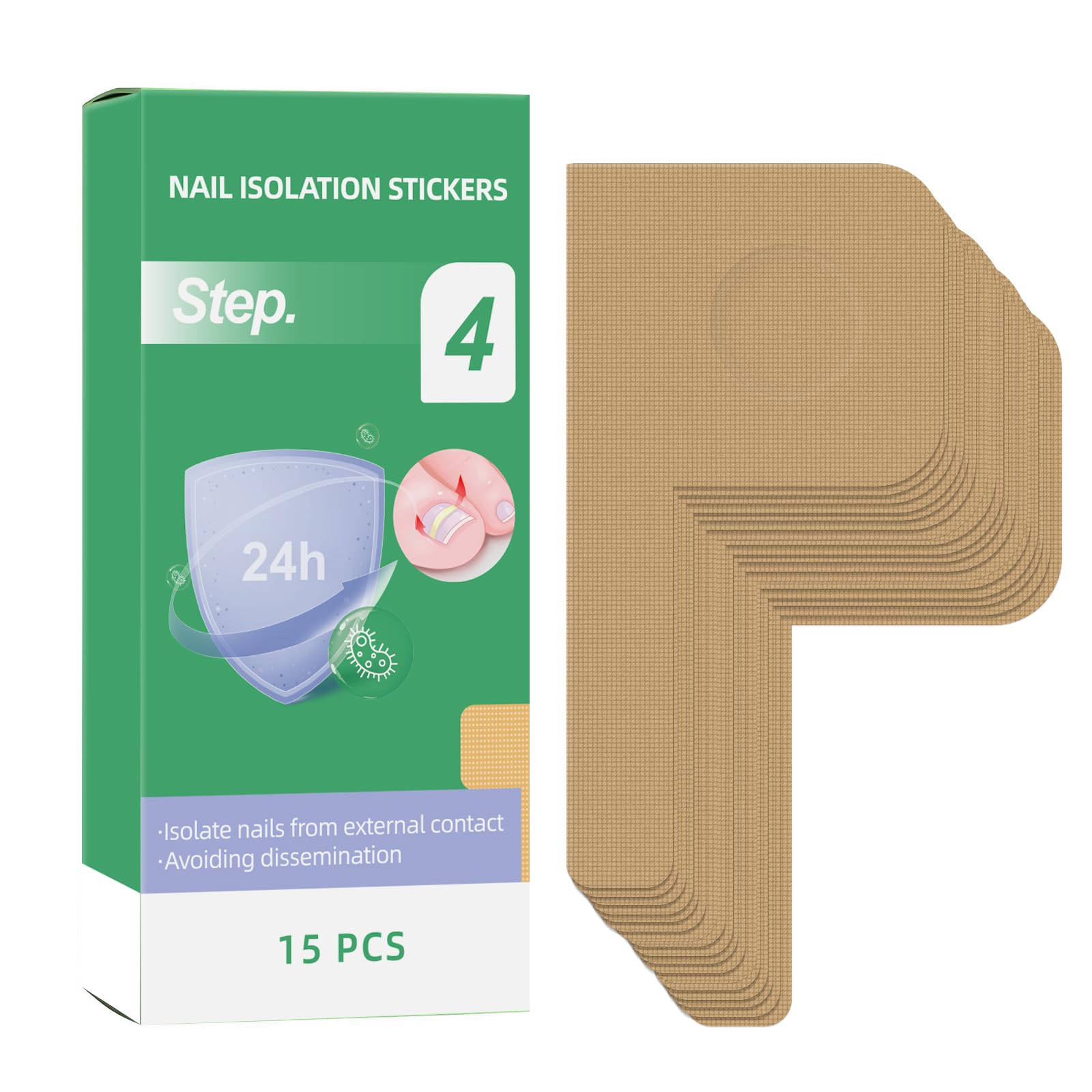 Nail Repair Patches, Protective Stickers 15 Count