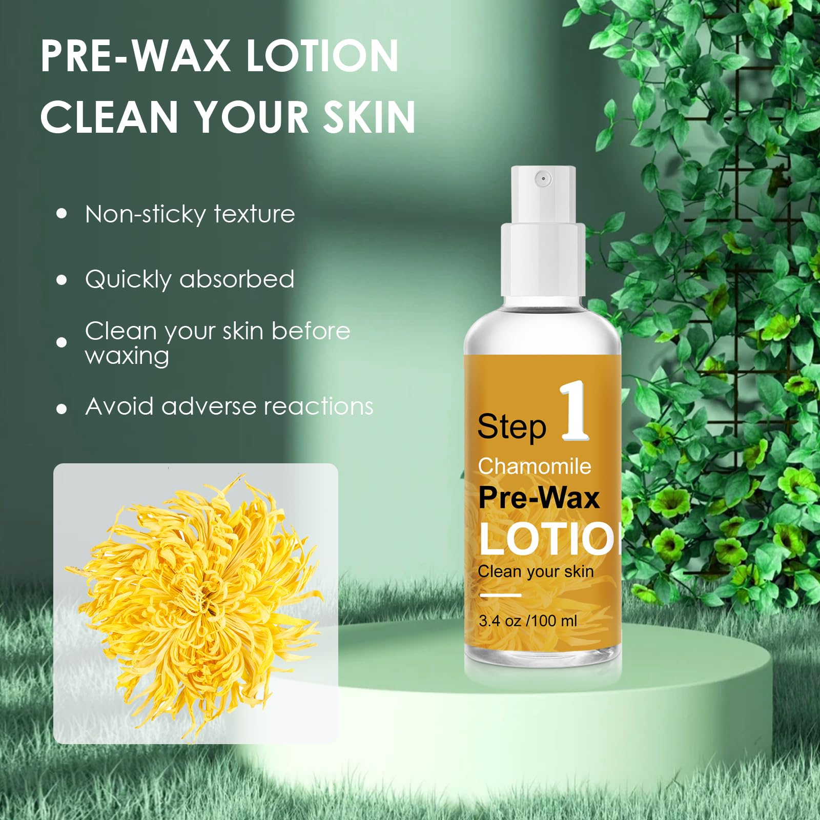 Before & After Waxing Kit – Cleanser, Oil & Soothing Aloe Gel