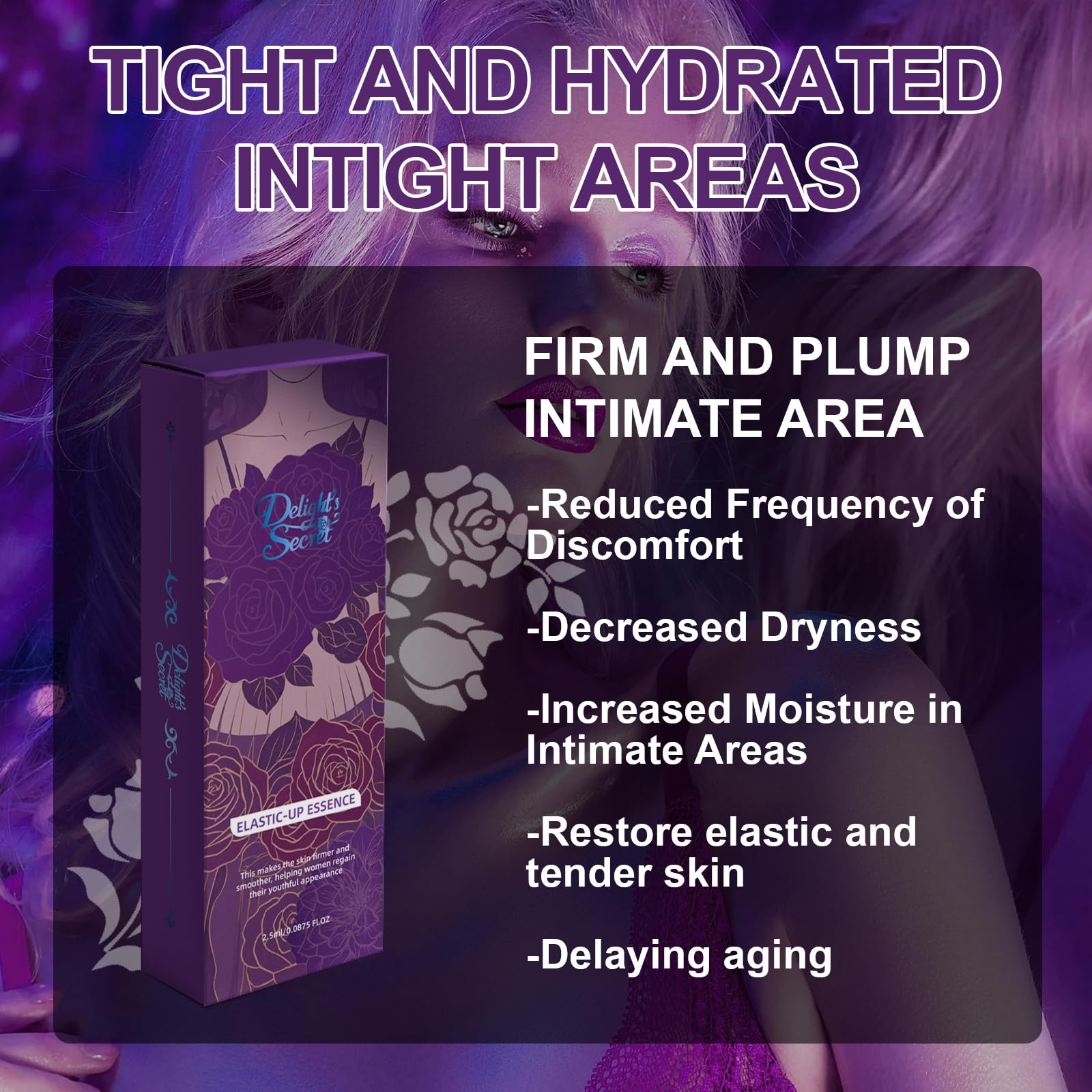 Vaginal Tightening Cream – Hydrating Gel with Collagen & Rose Water