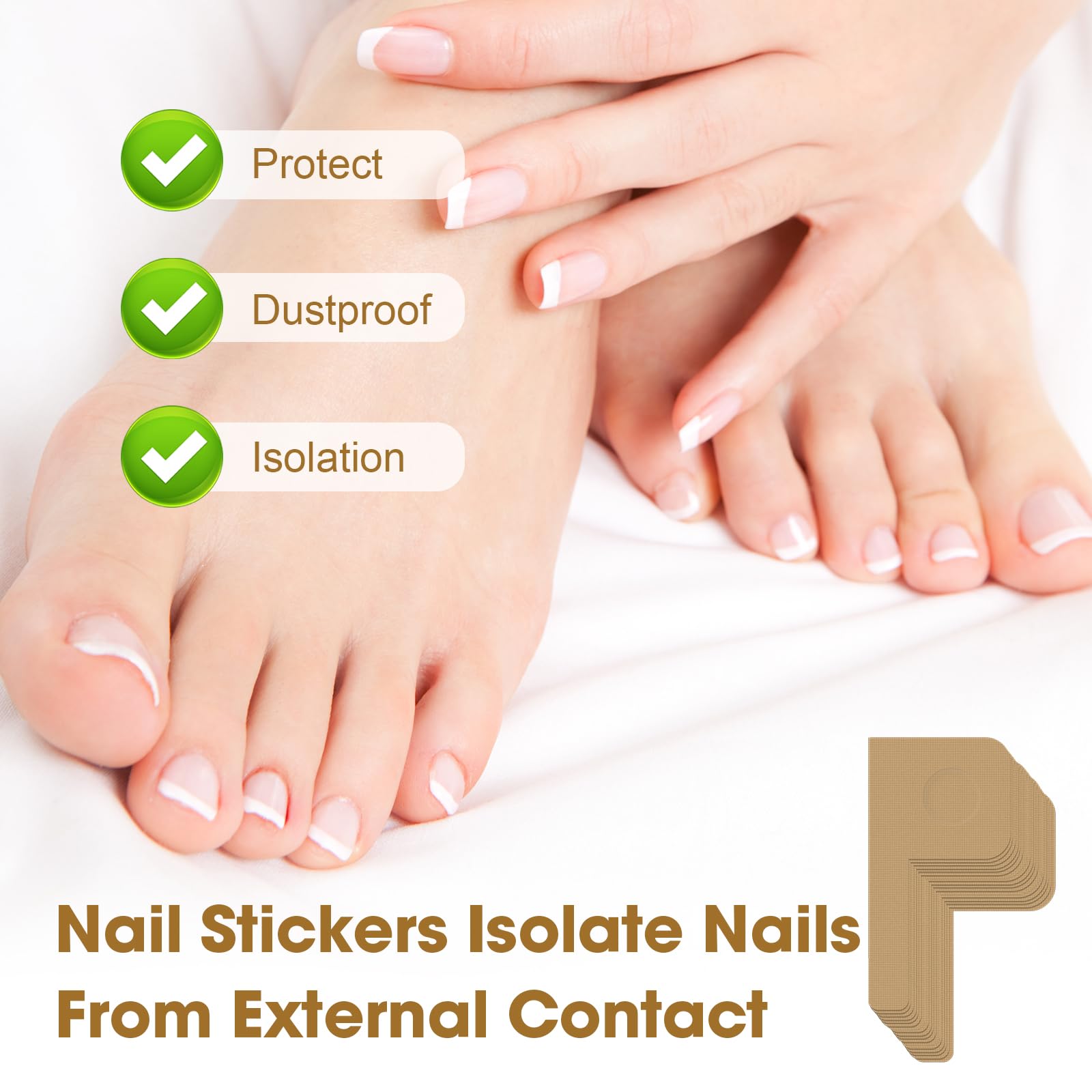 Nail Repair Patches, Protective Stickers 15 Count