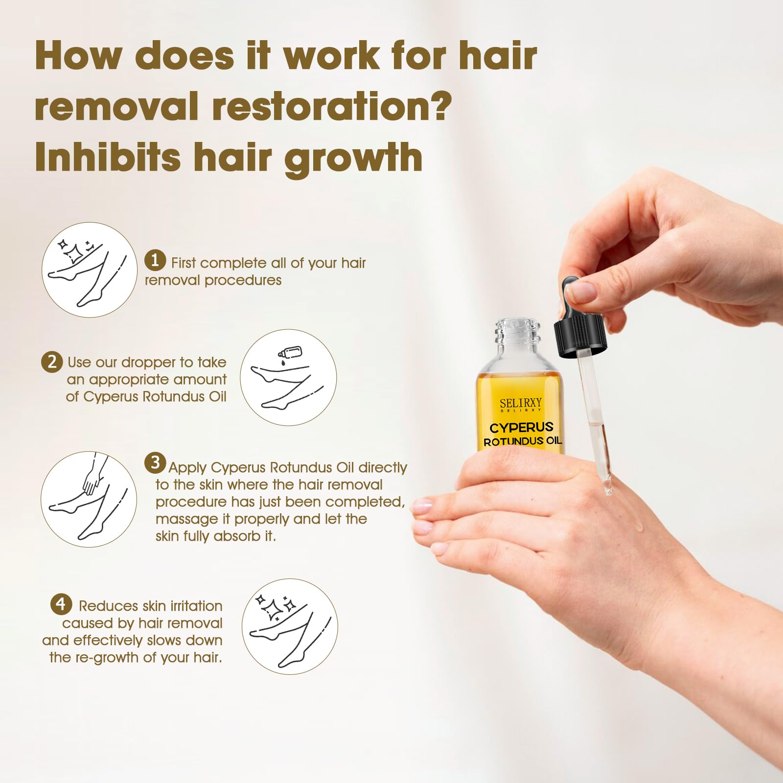 Cyperus Rotundus Oil, Soothing & Hydrating 60ml