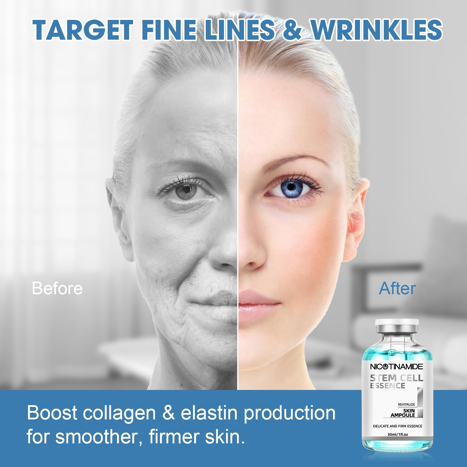 2 PCS Stem Cell Face Serum – Hydrating & Anti-Aging, 30ml/1.2oz