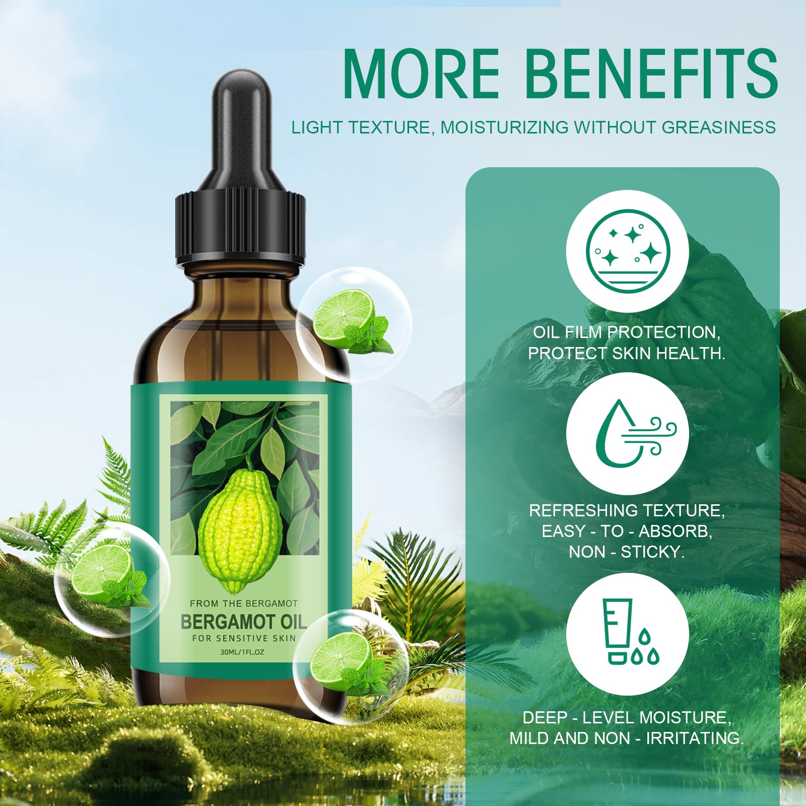 Bergamot Essential Oil – Natural Anti-Aging Moisturizer & Firming