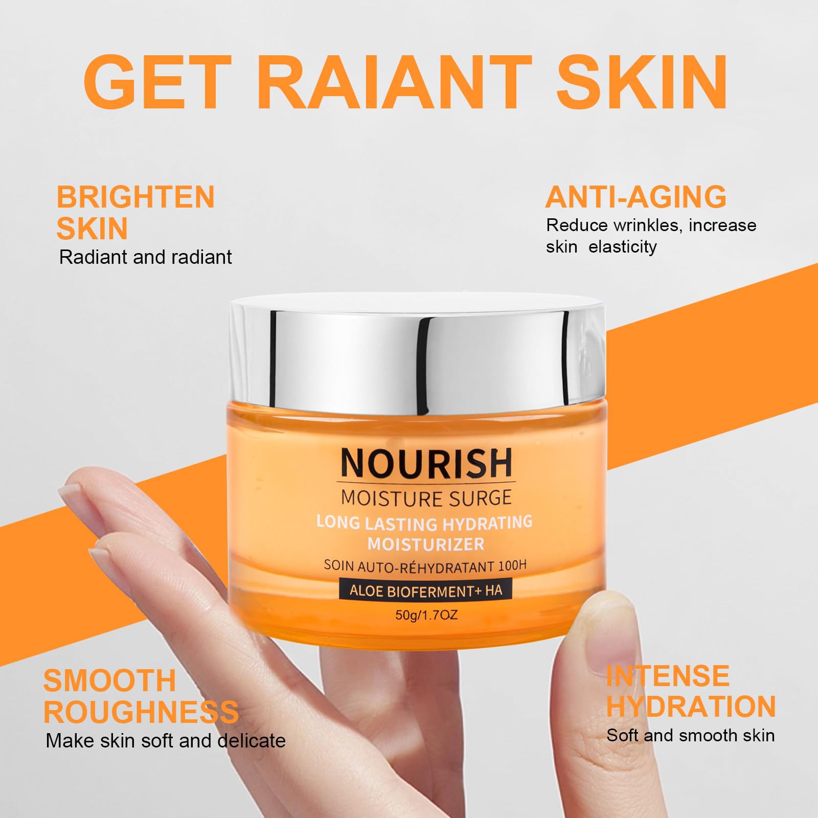 Oil-Free Gel Cream Moisturizer, Hyaluronic 50ml