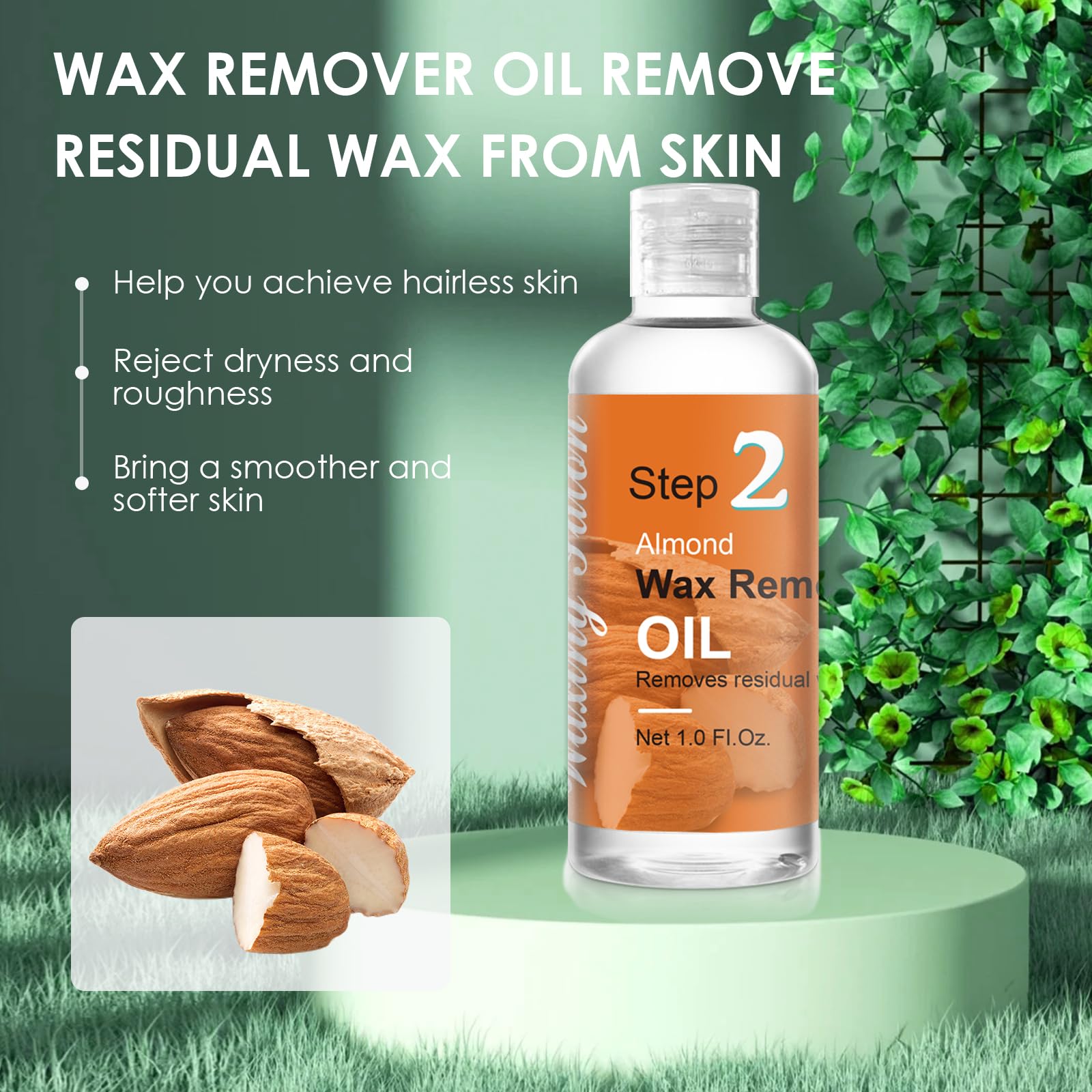 3-Step Pre & Post Wax Care Kit – Pre Wax Cleanser, Wax Remover Oil & Aloe Vera After Wax Gel for Hair Removal Skin Care