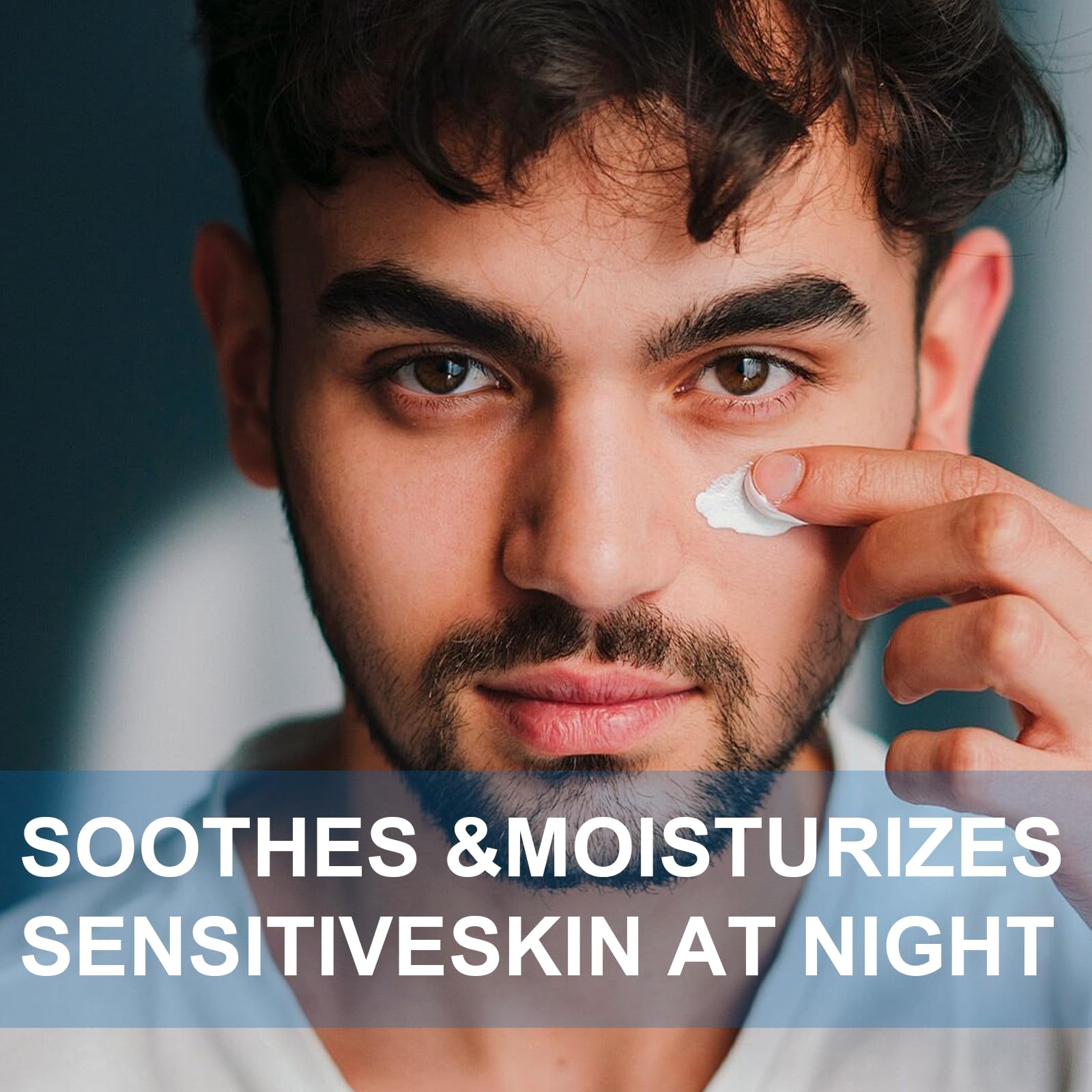 Soothing Night Cream for Sensitive Skin, Deep Hydration 1.7oz