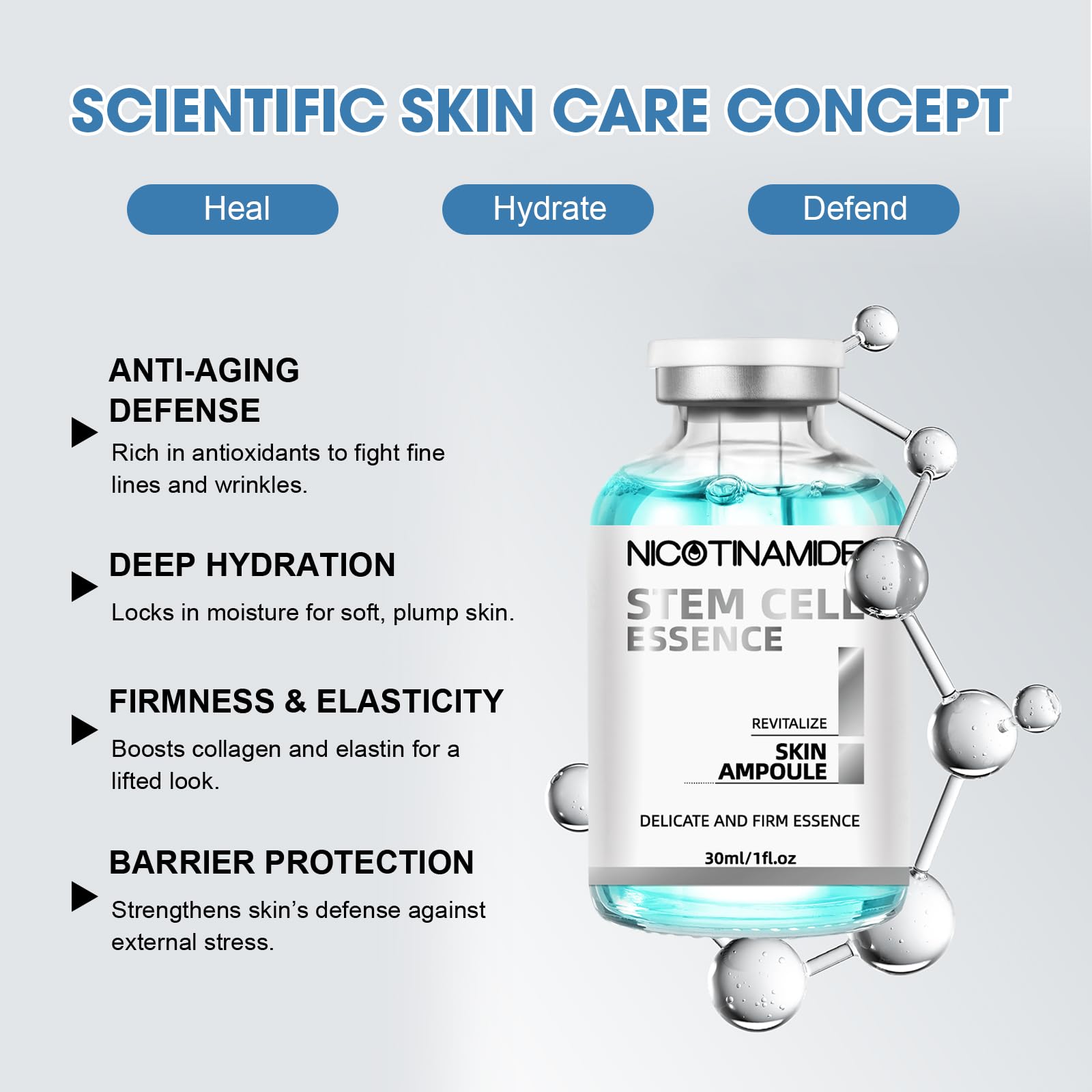 2 PCS Stem Cell Face Serum – Hydrating & Anti-Aging, 30ml/1.2oz