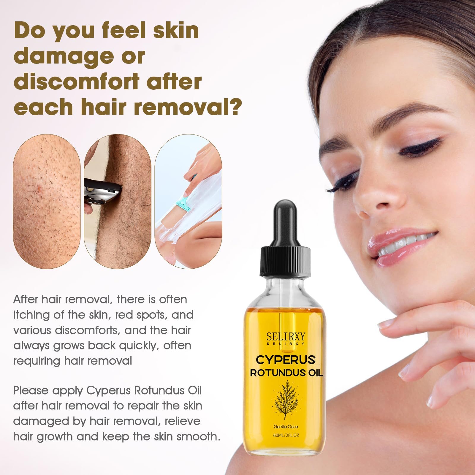 Cyperus Rotundus Oil, Soothing & Hydrating 60ml