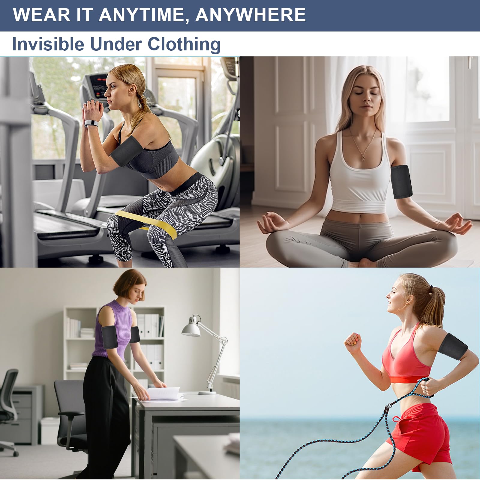 Women's Arm Trimmers 2-Pack – Sauna Slimming & Toning Sleeves