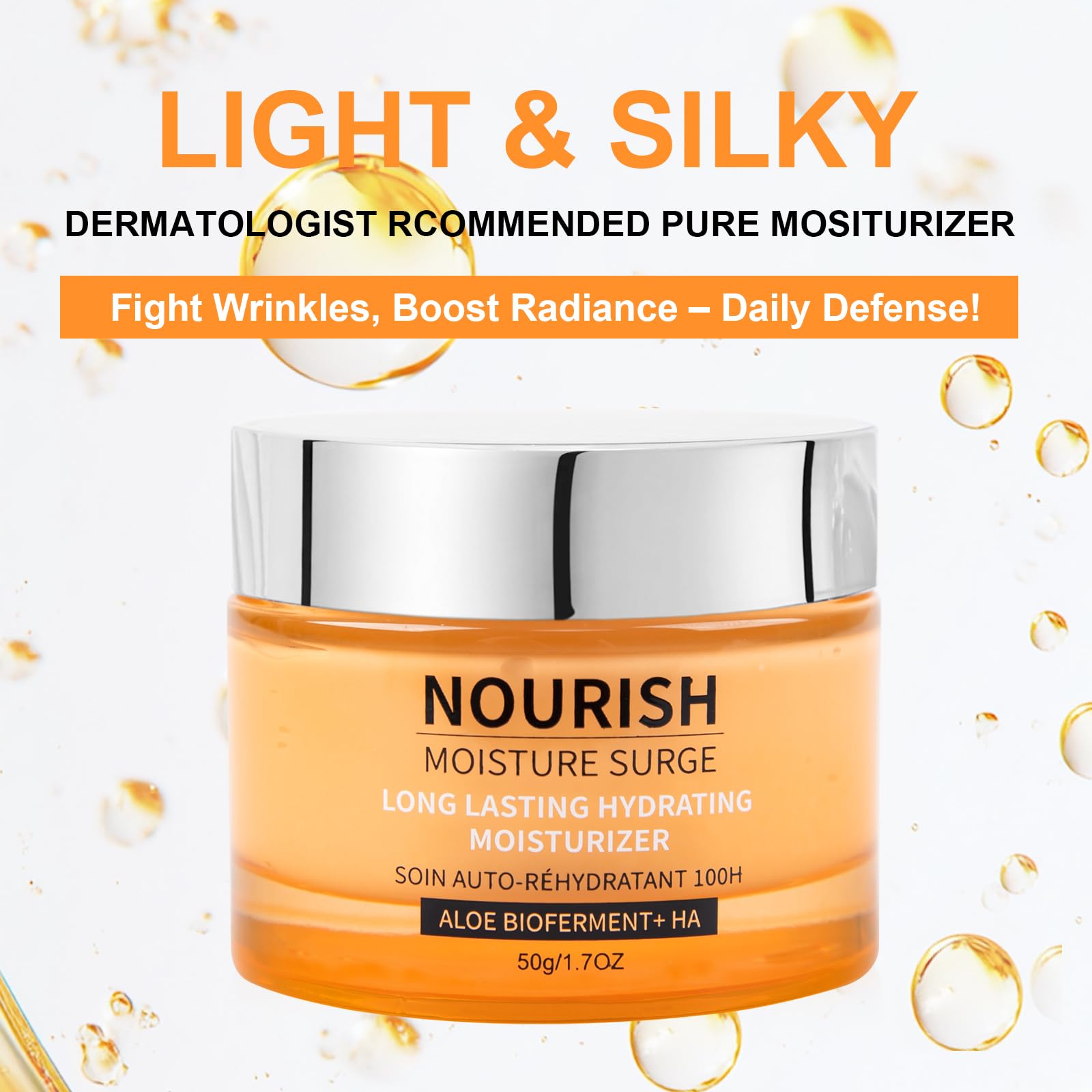 Oil-Free Gel Cream Moisturizer, Hyaluronic 50ml