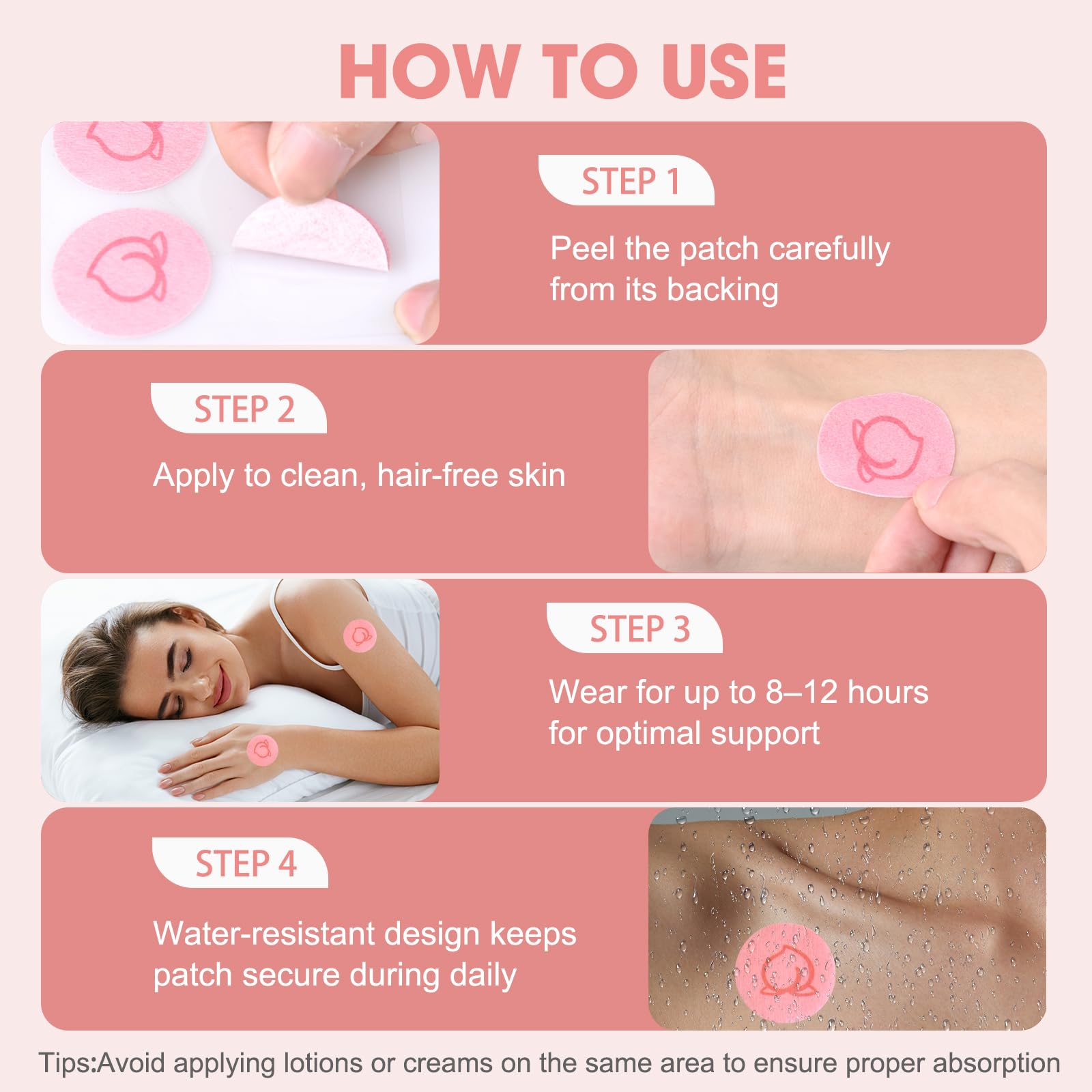 GLP-1 + Patches 32-Pack，Topical Support for Gentle Daily Use