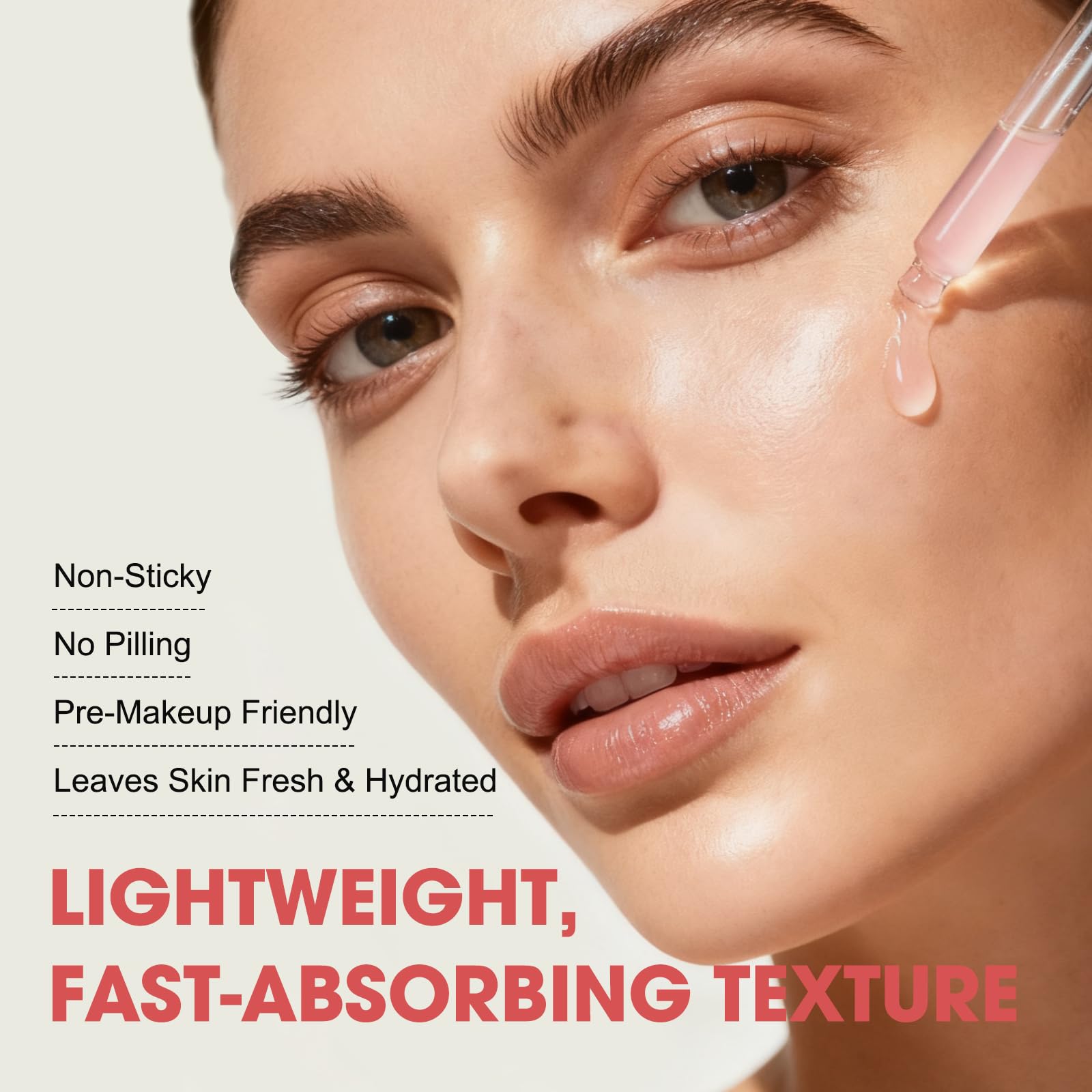 Pink Peptide PDRN Hydrating Serum for Smooth Radiant Skin