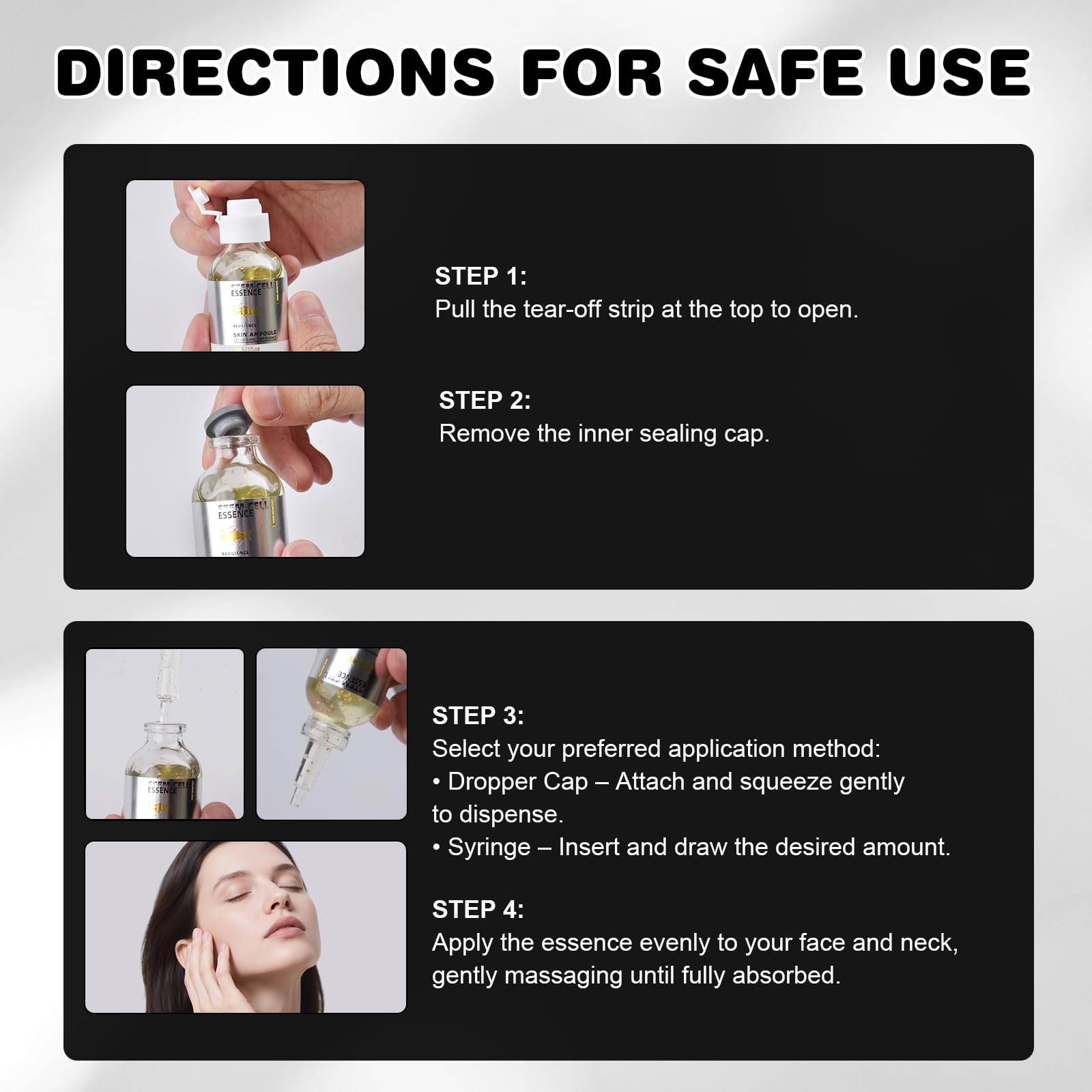 Salmon DNA Serum 2PCS – Hydrating Anti-Aging Face Ampoule