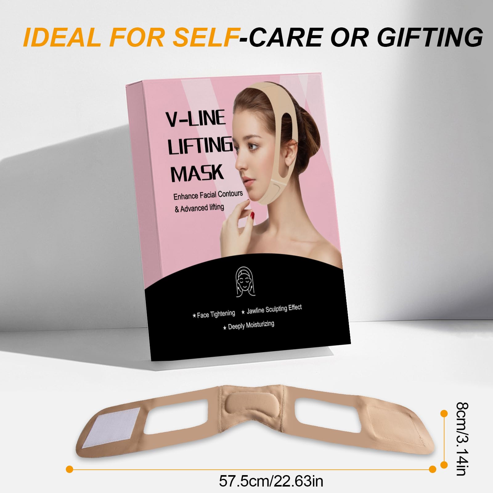 V Line Lifting Mask – U-Shaped Face Slimming Strap for Women